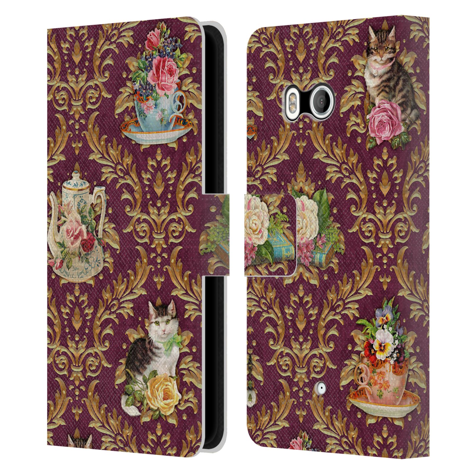 OFFICIAL BRIGID ASHWOOD CATS LEATHER BOOK WALLET CASE FOR HTC PHONES 1 - Picture 7 of 7
