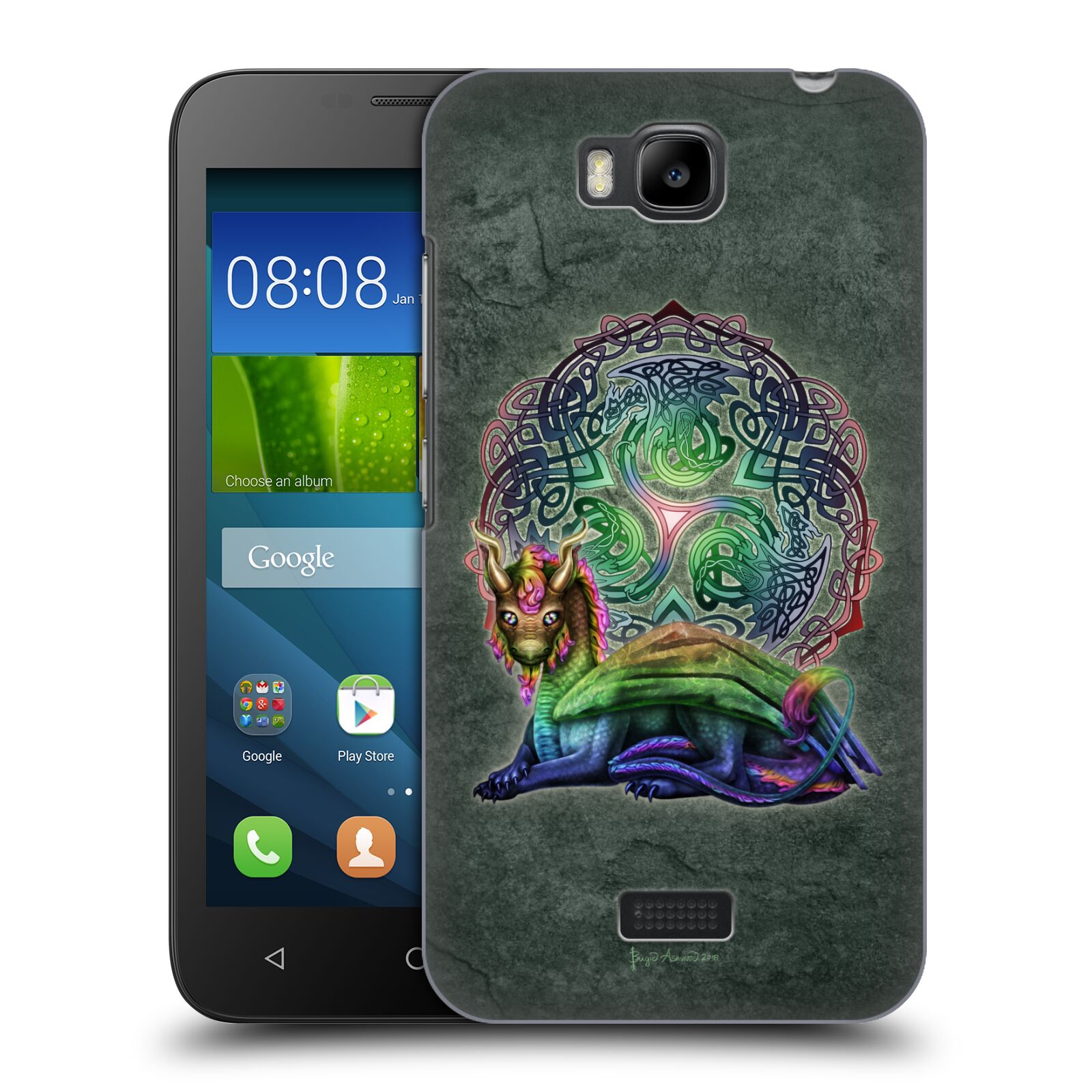 OFFICIAL BRIGID ASHWOOD CELTIC HARD BACK CASE FOR HUAWEI PHONES 2 - Picture 9 of 11
