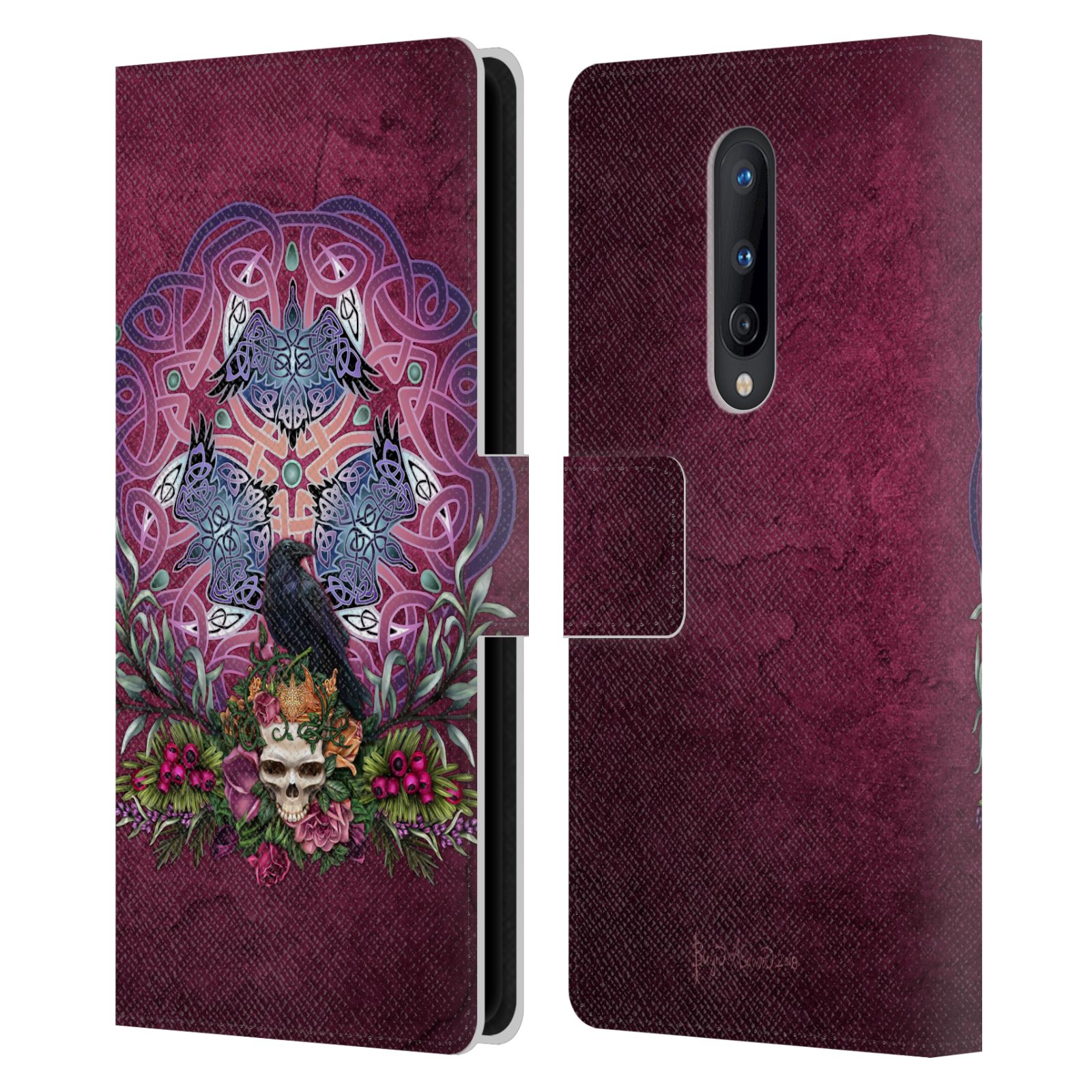 OFFICIAL BRIGID ASHWOOD CELTIC LEATHER BOOK WALLET CASE COVER FOR ONEPLUS PHONES - Picture 9 of 11