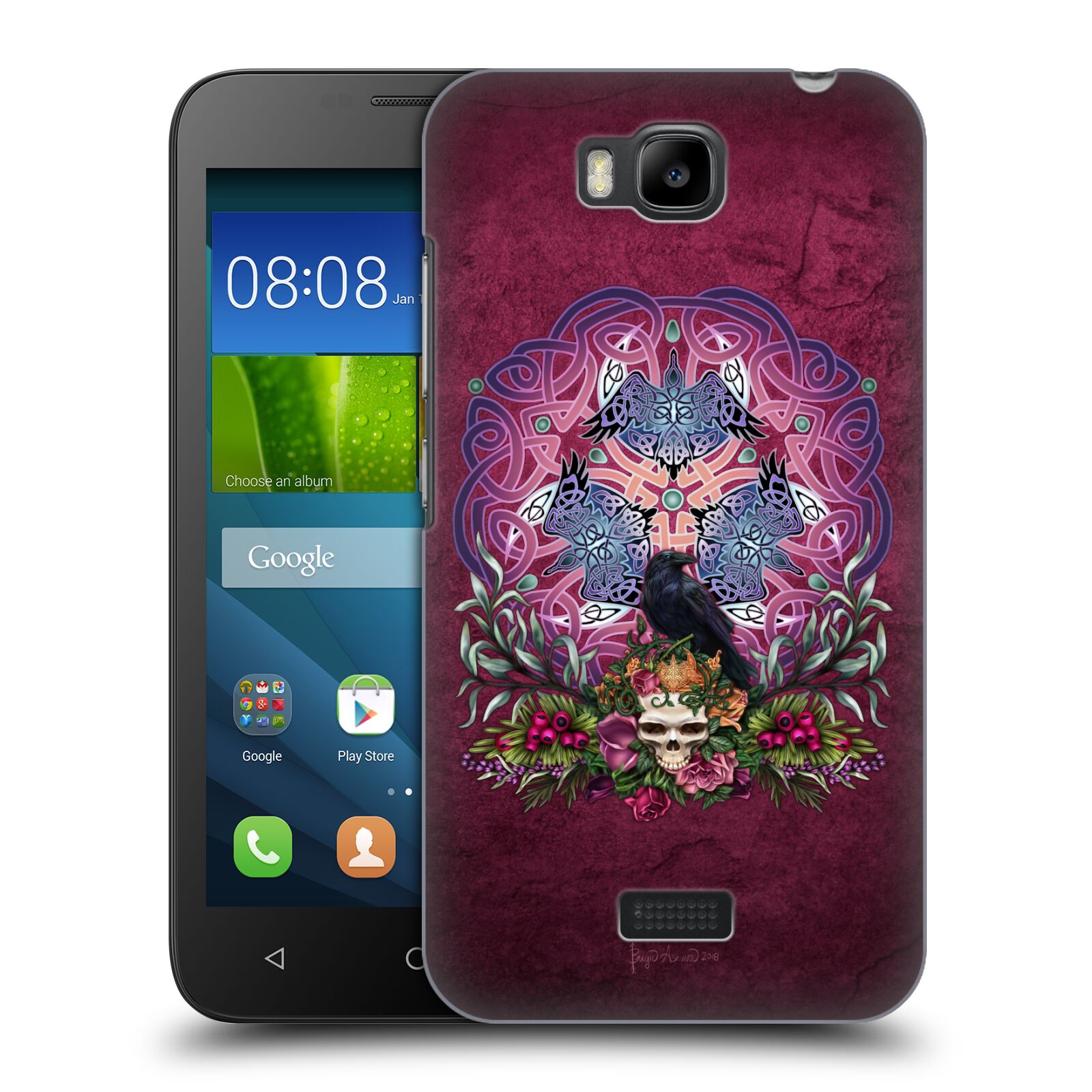 OFFICIAL BRIGID ASHWOOD CELTIC HARD BACK CASE FOR HUAWEI PHONES 2 - Picture 10 of 11