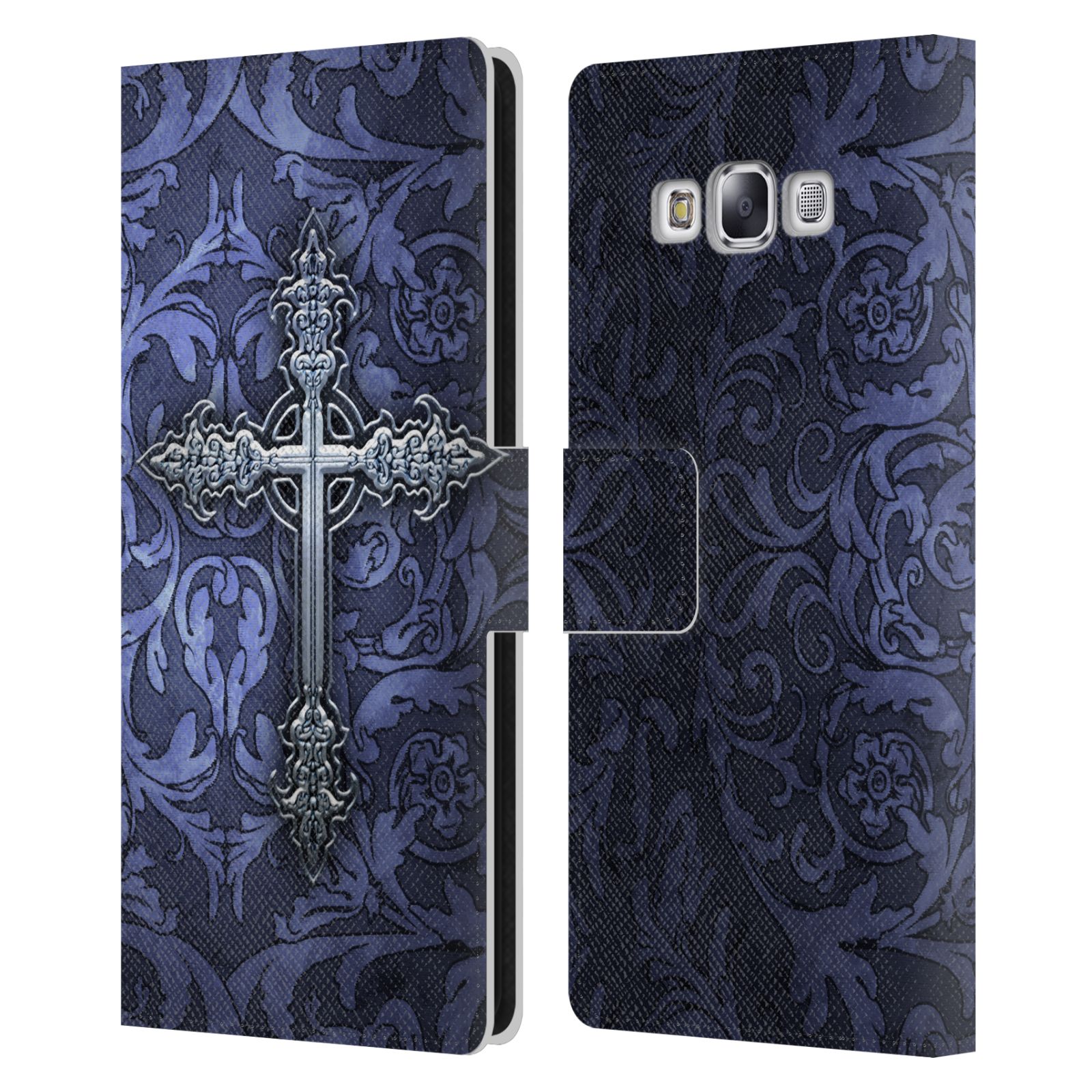 OFFICIAL BRIGID ASHWOOD CROSSES LEATHER BOOK WALLET CASE FOR SAMSUNG PHONES 3