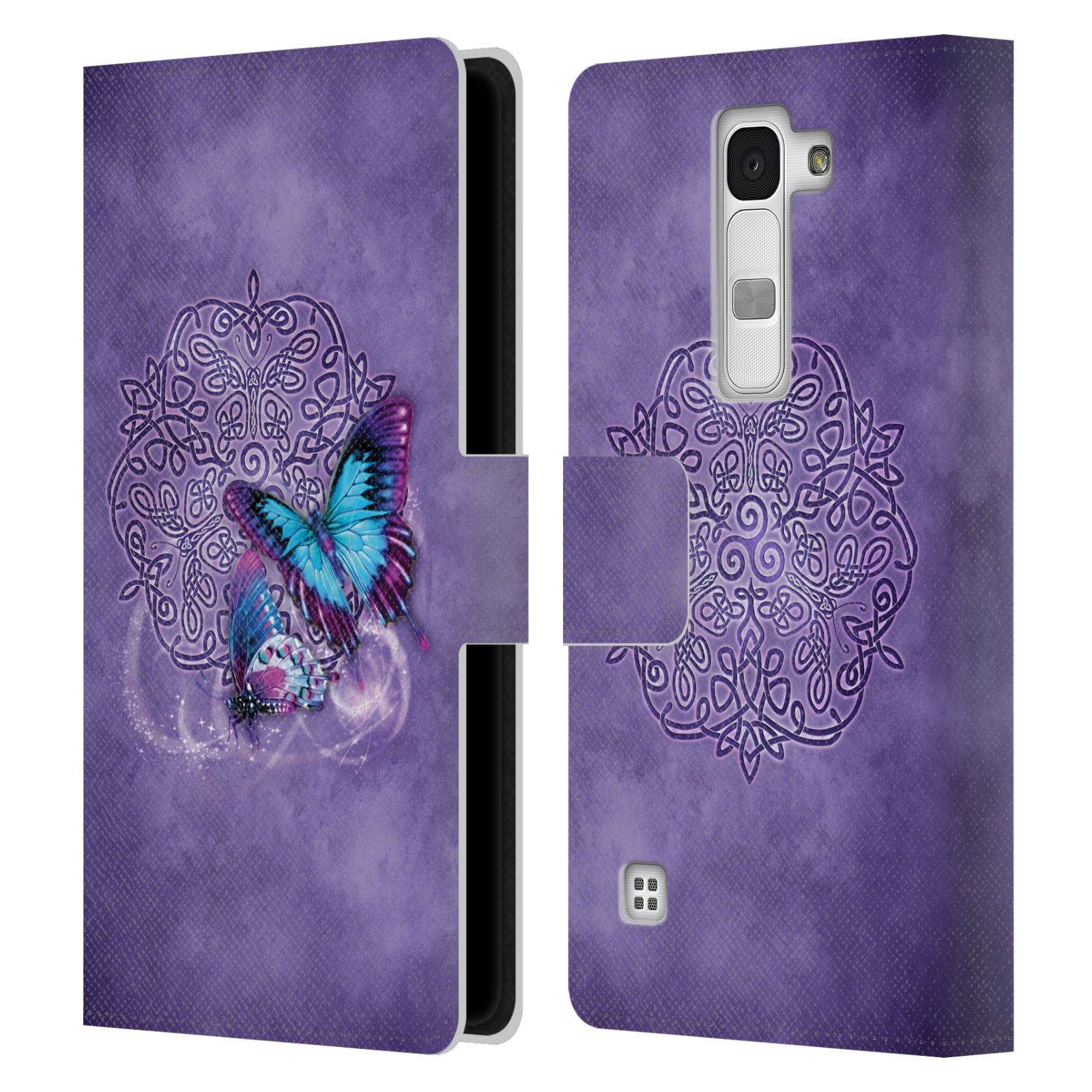 BRIGID ASHWOOD CELTIC WISDOM LEATHER BOOK WALLET CASE COVER FOR LG PHONES 2 - Picture 7 of 19