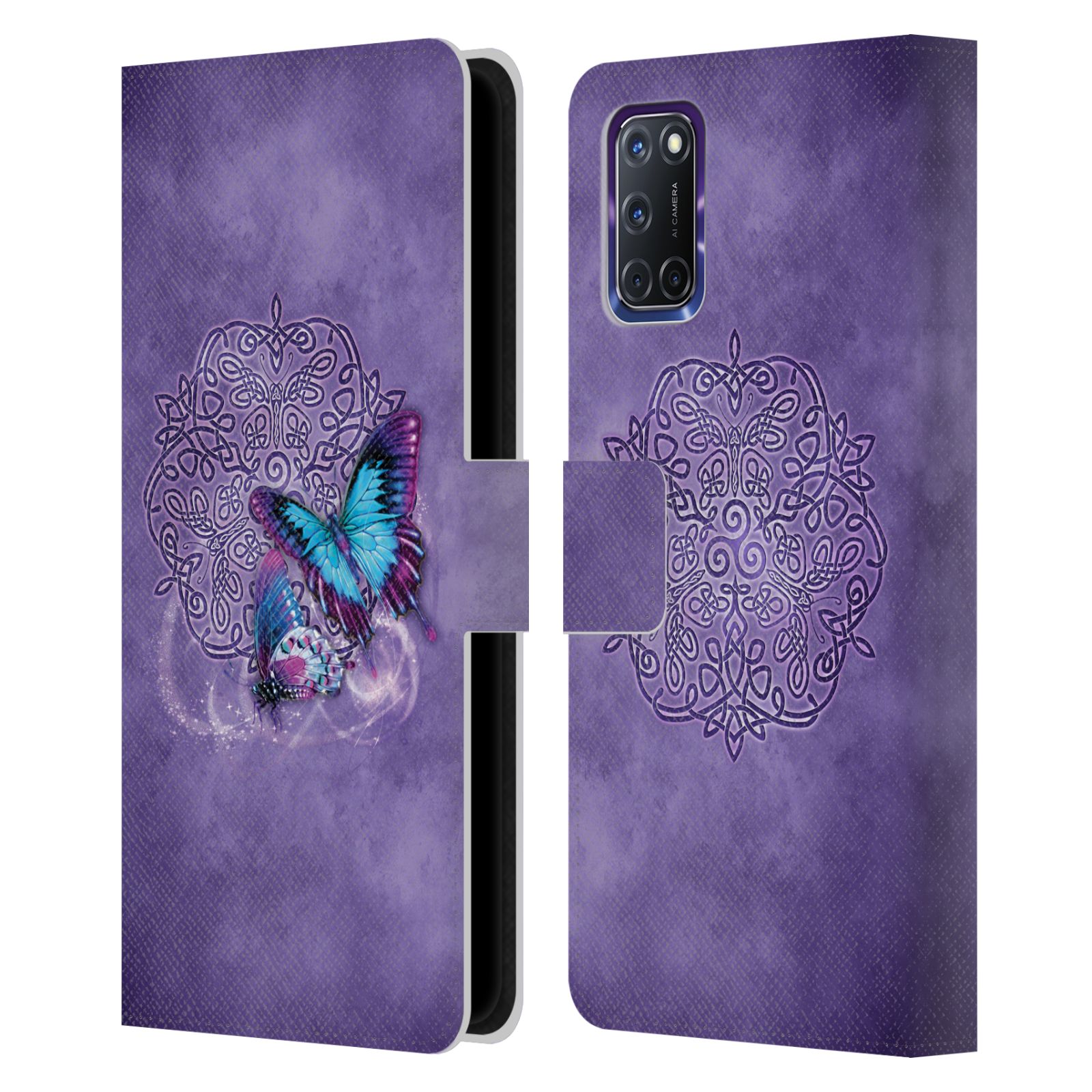 OFFICIAL BRIGID ASHWOOD CELTIC WISDOM LEATHER BOOK WALLET CASE FOR OPPO PHONES - Picture 7 of 19