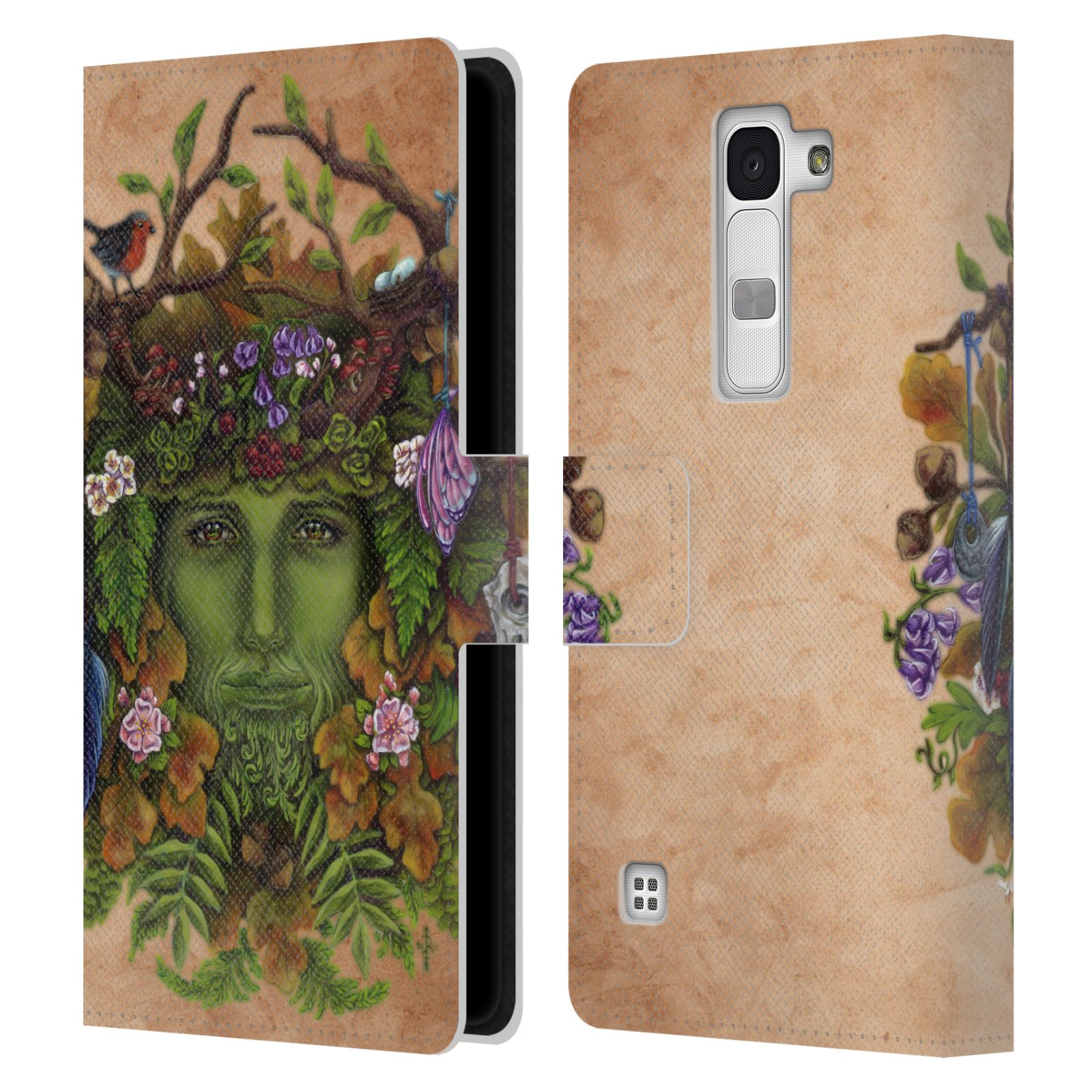 BRIGID ASHWOOD CELTIC WISDOM LEATHER BOOK WALLET CASE COVER FOR LG PHONES 2 - Picture 17 of 19