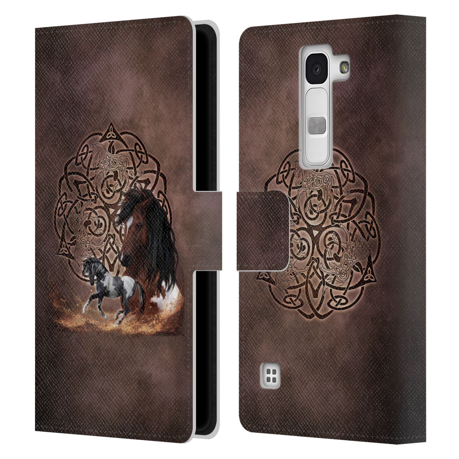 BRIGID ASHWOOD CELTIC WISDOM LEATHER BOOK WALLET CASE COVER FOR LG PHONES 2 - Picture 10 of 19
