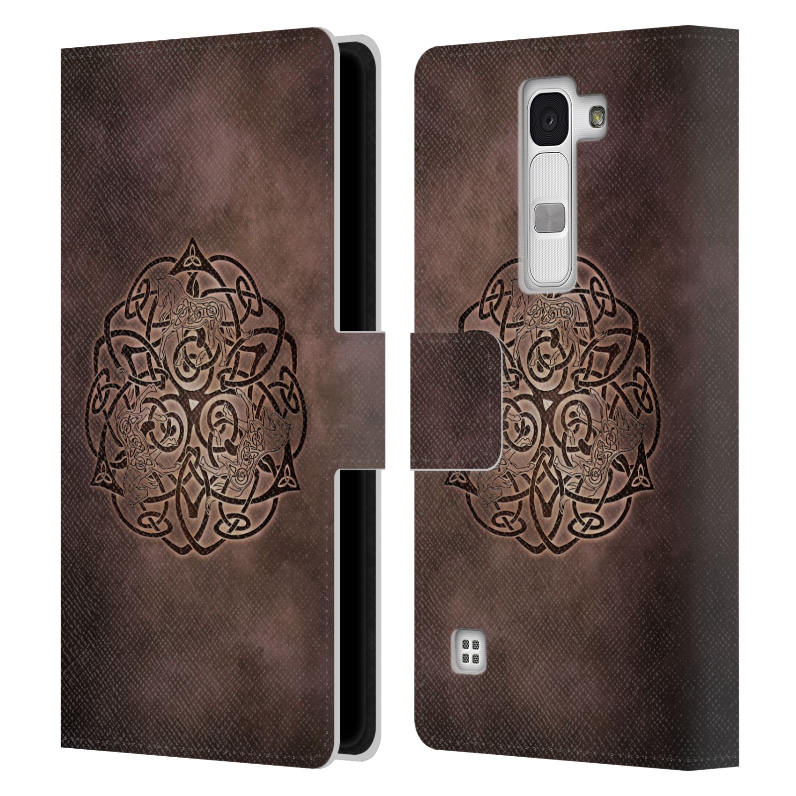 BRIGID ASHWOOD CELTIC WISDOM LEATHER BOOK WALLET CASE COVER FOR LG PHONES 2 - Picture 11 of 19