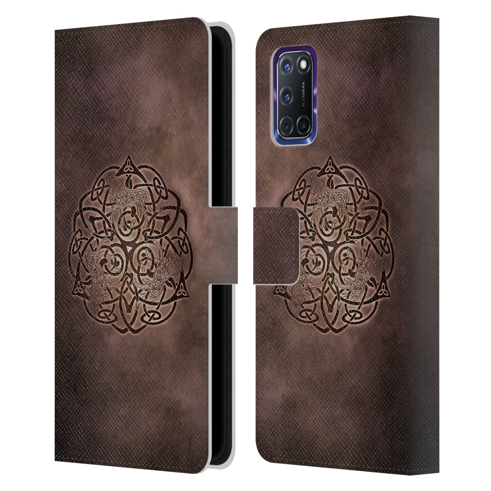 OFFICIAL BRIGID ASHWOOD CELTIC WISDOM LEATHER BOOK WALLET CASE FOR OPPO PHONES - Picture 11 of 19