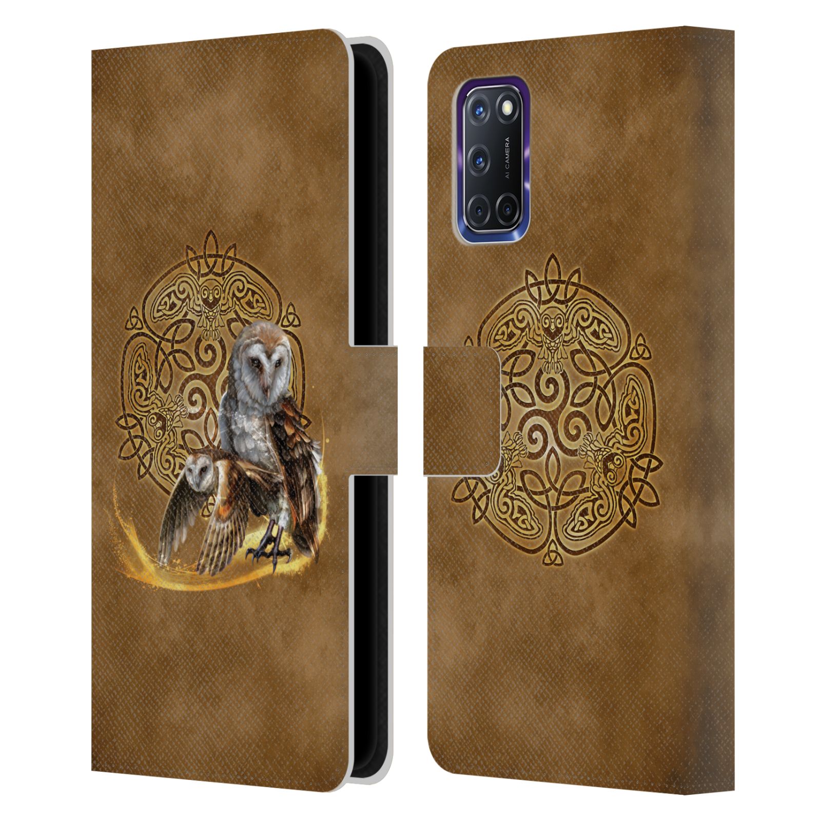 OFFICIAL BRIGID ASHWOOD CELTIC WISDOM LEATHER BOOK WALLET CASE FOR OPPO PHONES - Picture 14 of 19