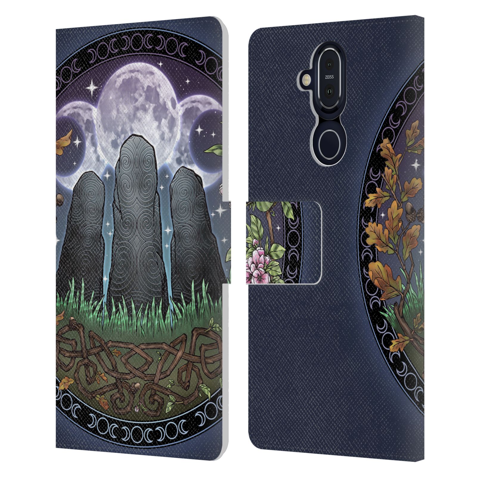 BRIGID ASHWOOD CELTIC WISDOM 3 LEATHER BOOK CASE FOR MICROSOFT NOKIA PHONES - Picture 8 of 16