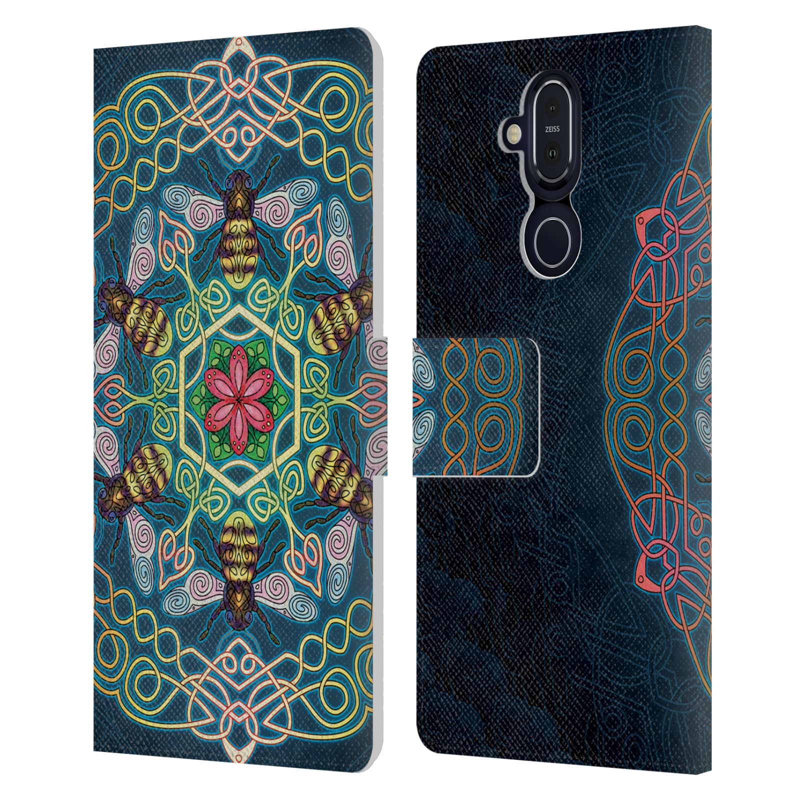 BRIGID ASHWOOD CELTIC WISDOM 3 LEATHER BOOK CASE FOR MICROSOFT NOKIA PHONES - Picture 9 of 16