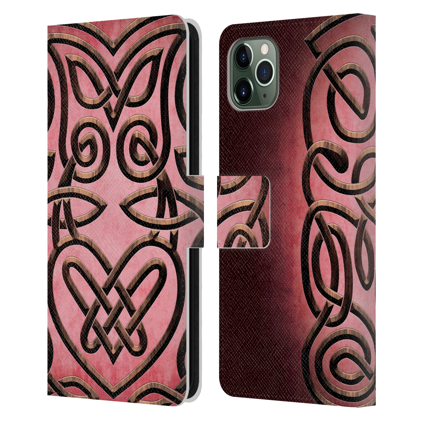 BRIGID ASHWOOD CELTIC WISDOM 3 LEATHER BOOK WALLET CASE FOR APPLE iPHONE PHONES - Picture 12 of 16