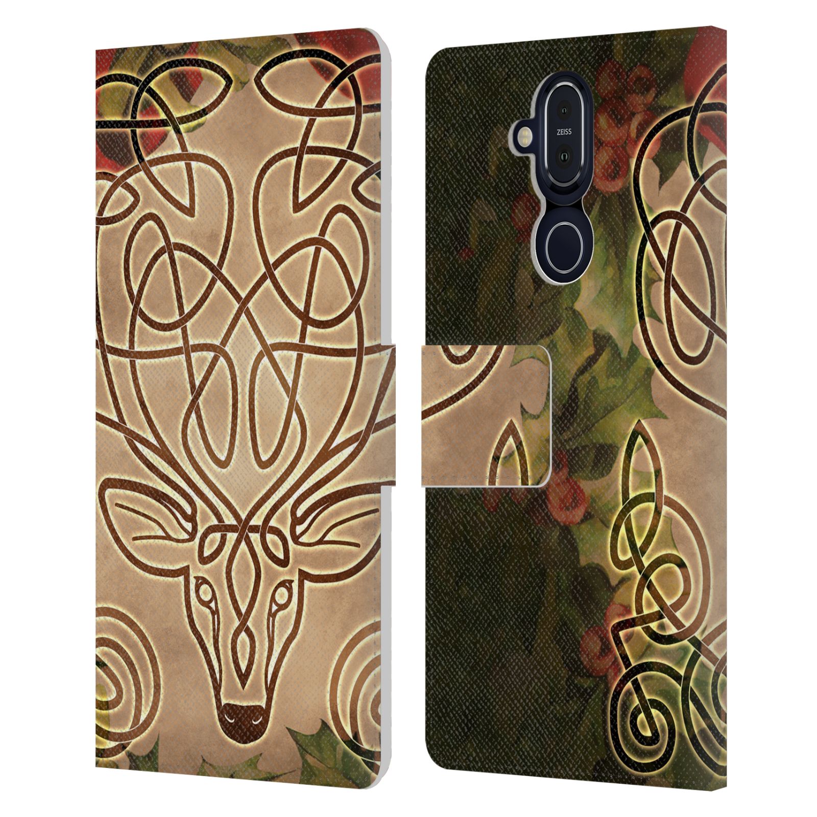 BRIGID ASHWOOD CELTIC WISDOM 3 LEATHER BOOK CASE FOR MICROSOFT NOKIA PHONES - Picture 14 of 16