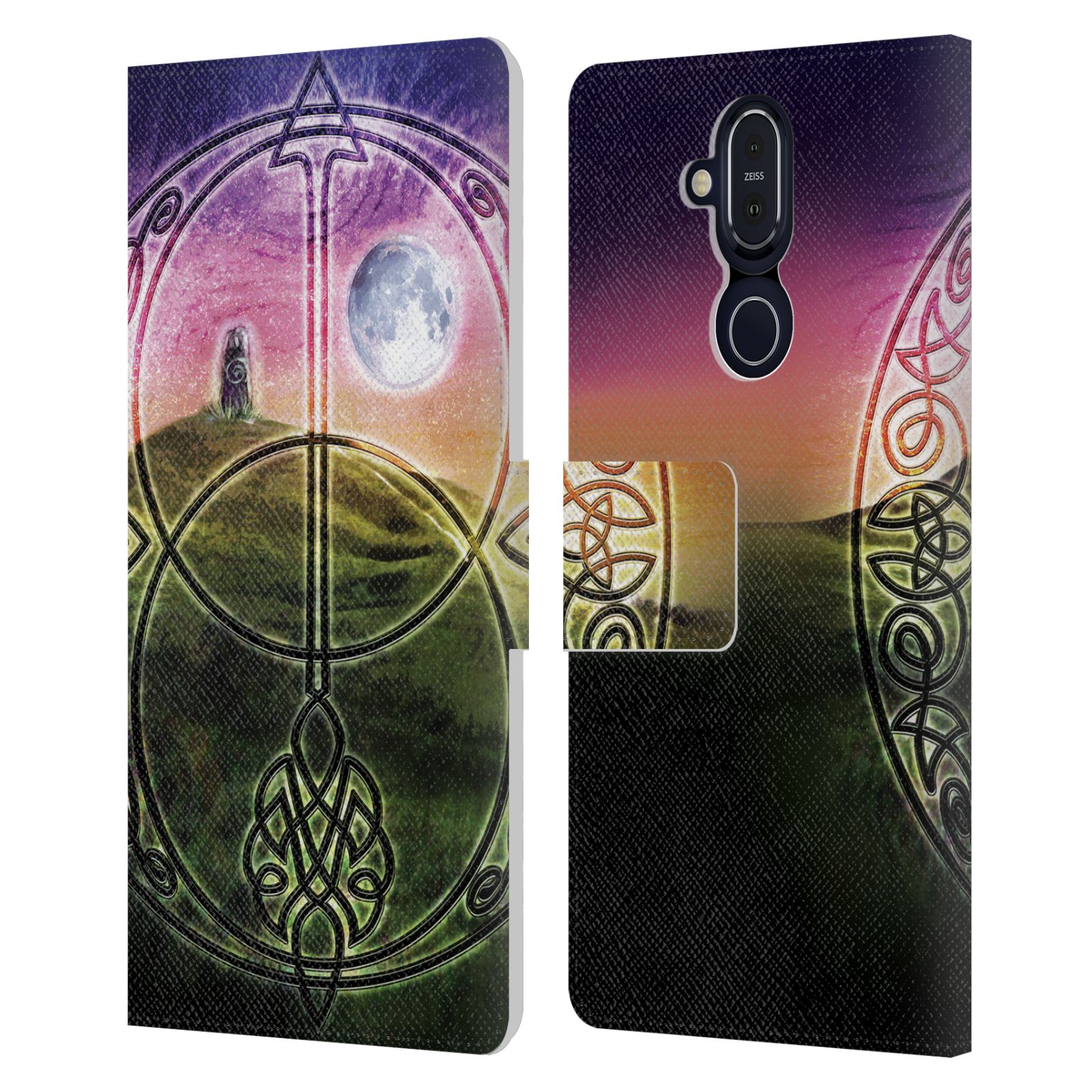 BRIGID ASHWOOD CELTIC WISDOM 3 LEATHER BOOK CASE FOR MICROSOFT NOKIA PHONES - Picture 15 of 16
