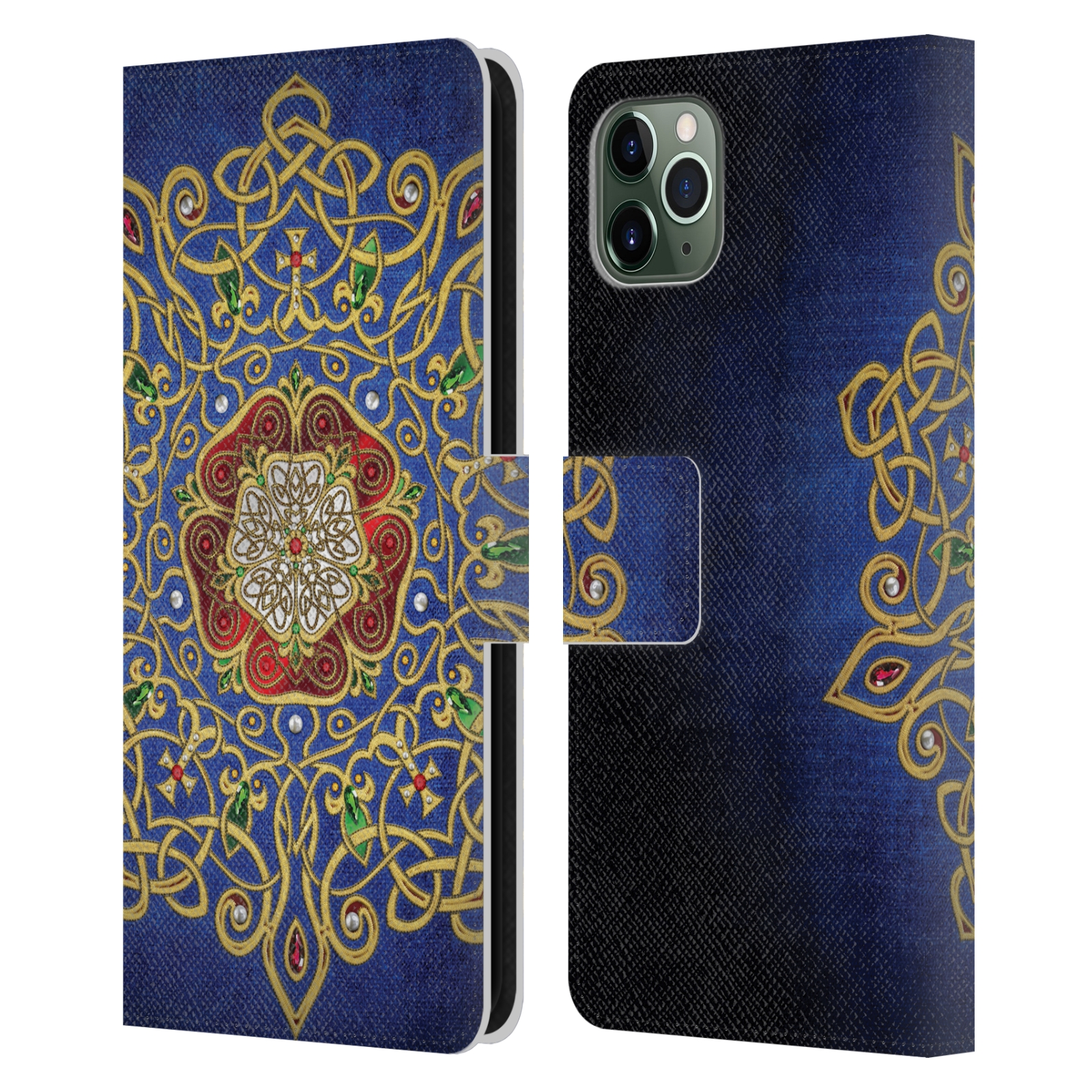BRIGID ASHWOOD CELTIC WISDOM 3 LEATHER BOOK WALLET CASE FOR APPLE iPHONE PHONES - Picture 13 of 16