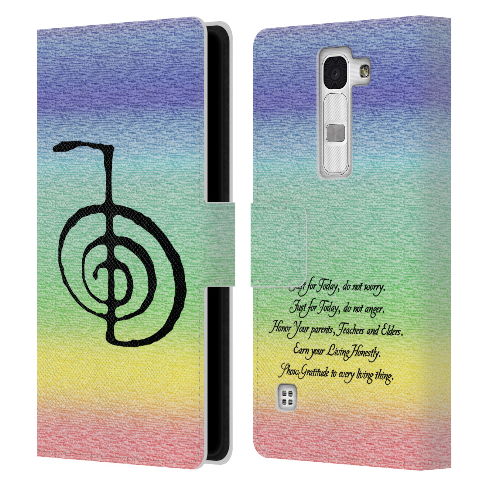 BRIGID ASHWOOD INSPIRATIONAL LEATHER BOOK WALLET CASE COVER FOR LG PHONES 2 - Picture 8 of 8