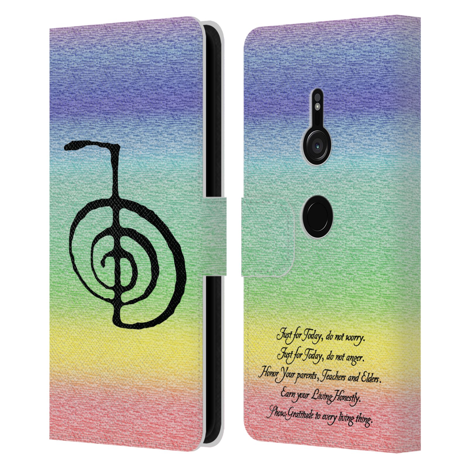 OFFICIAL BRIGID ASHWOOD INSPIRATIONAL LEATHER BOOK CASE FOR SONY PHONES 1 - Picture 8 of 8