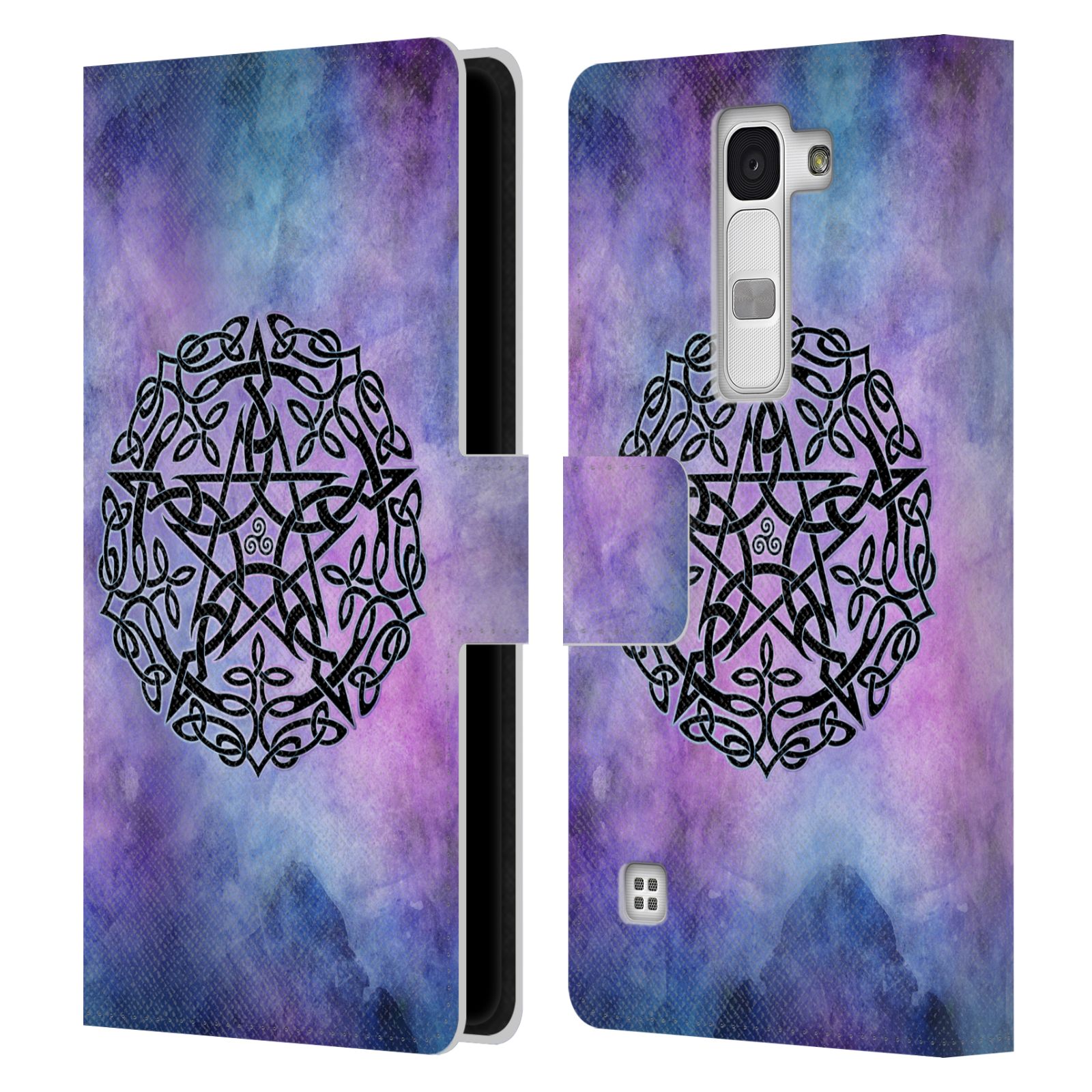 BRIGID ASHWOOD SACRED SYMBOLS LEATHER BOOK WALLET CASE COVER FOR LG PHONES 2 - Picture 10 of 12