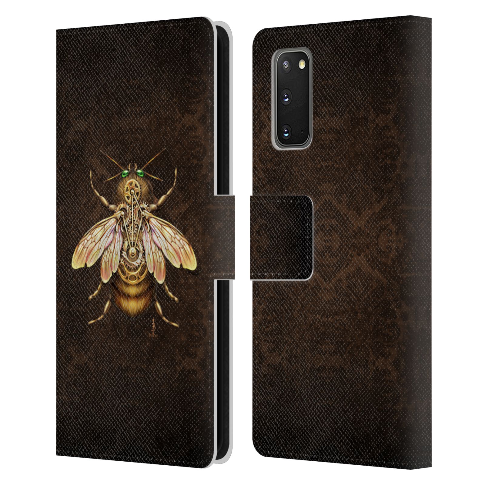 OFFICIAL BRIGID ASHWOOD WINGED THINGS LEATHER BOOK CASE FOR SAMSUNG PHONES 1 - Picture 13 of 18