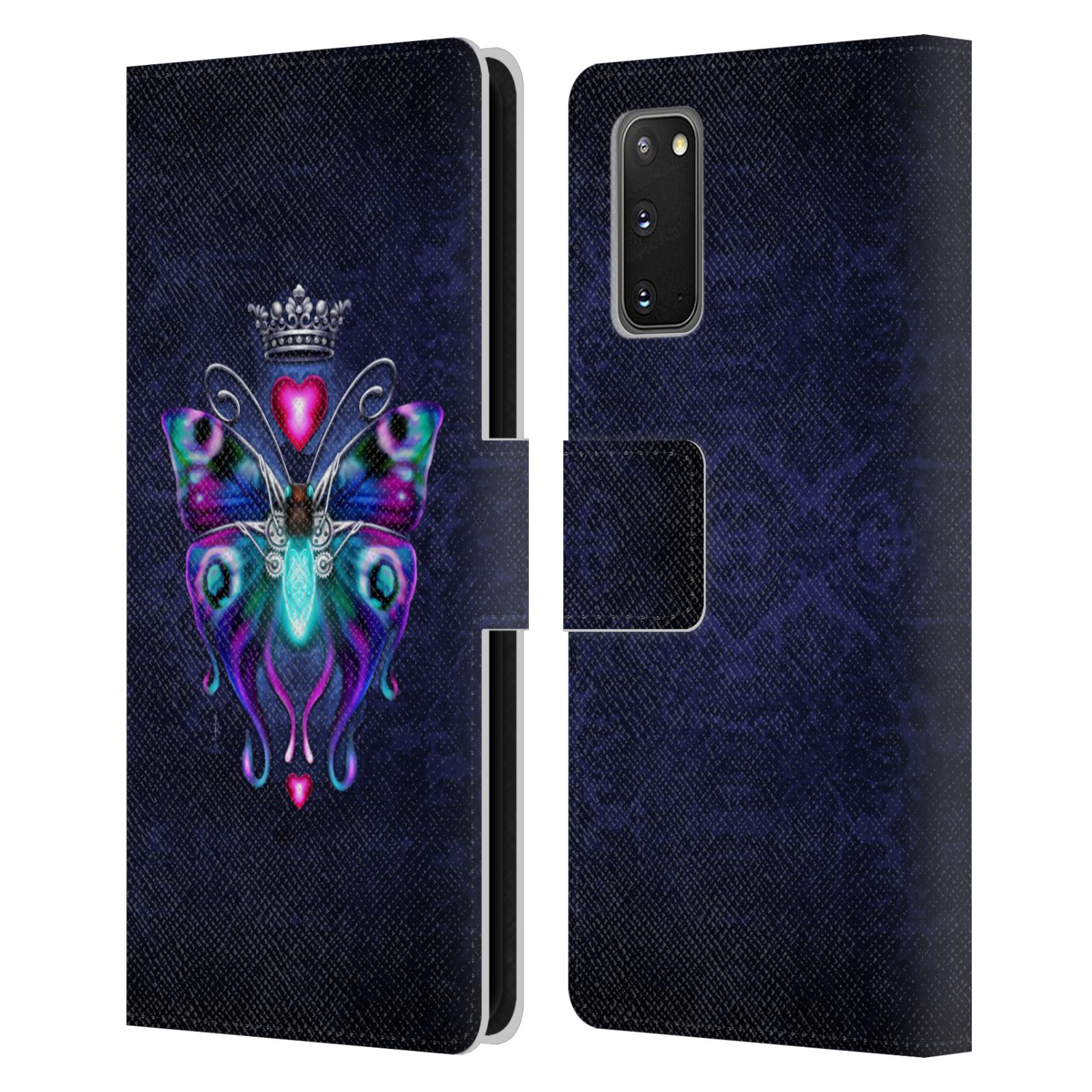 OFFICIAL BRIGID ASHWOOD WINGED THINGS LEATHER BOOK CASE FOR SAMSUNG PHONES 1 - Picture 14 of 18