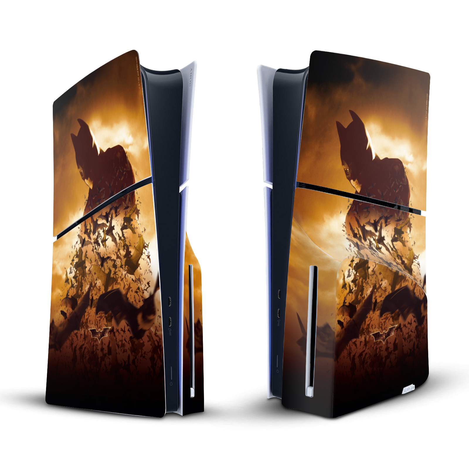 BATMAN BEGINS GRAPHICS VINYL SKIN FOR SONY PS5 SLIM DISC EDITION CONSOLE