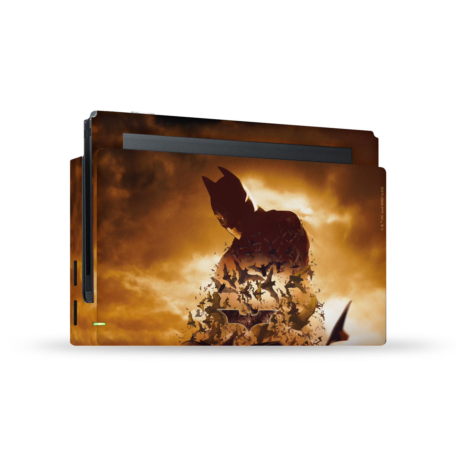 OFFICIAL BATMAN BEGINS GRAPHICS VINYL SKIN FOR NINTENDO SWITCH CONSOLE & DOCK