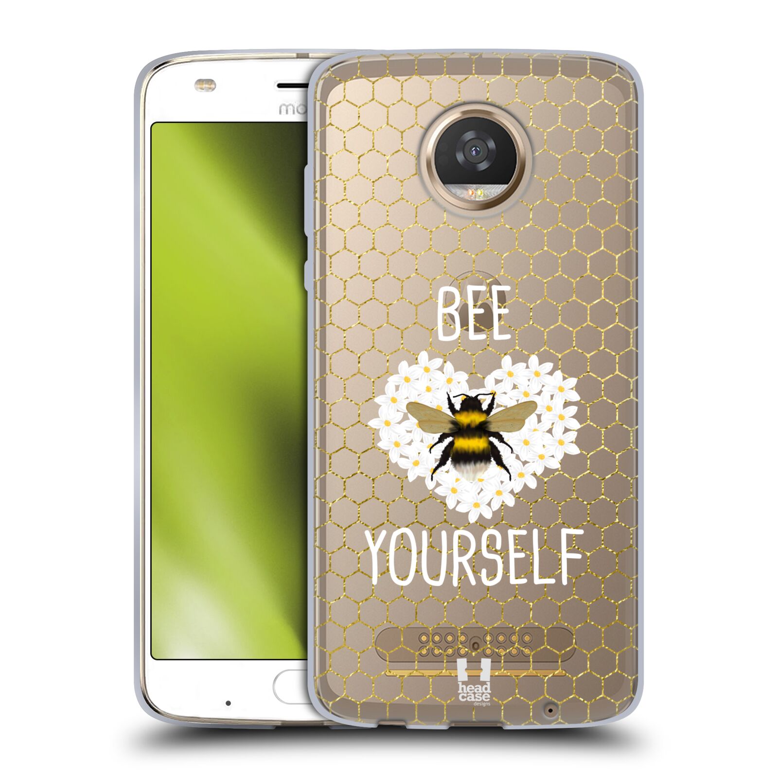 HEAD CASE DESIGNS BEES SOFT GEL CASE & WALLPAPER FOR MOTOROLA PHONES - Picture 8 of 10