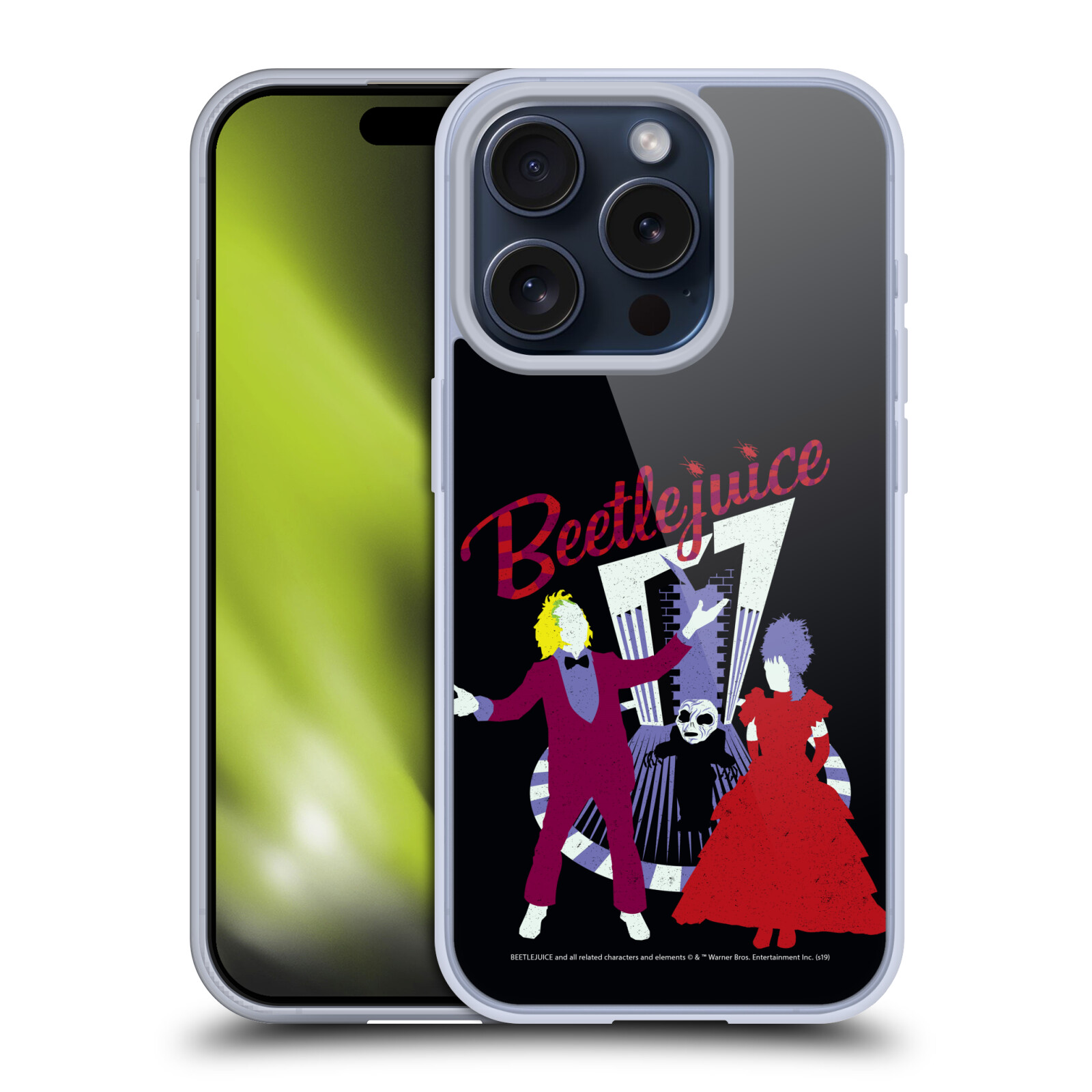 OFFICIAL BEETLEJUICE GRAPHICS GEL CASE FOR APPLE iPHONE PHONES - Picture 9 of 11