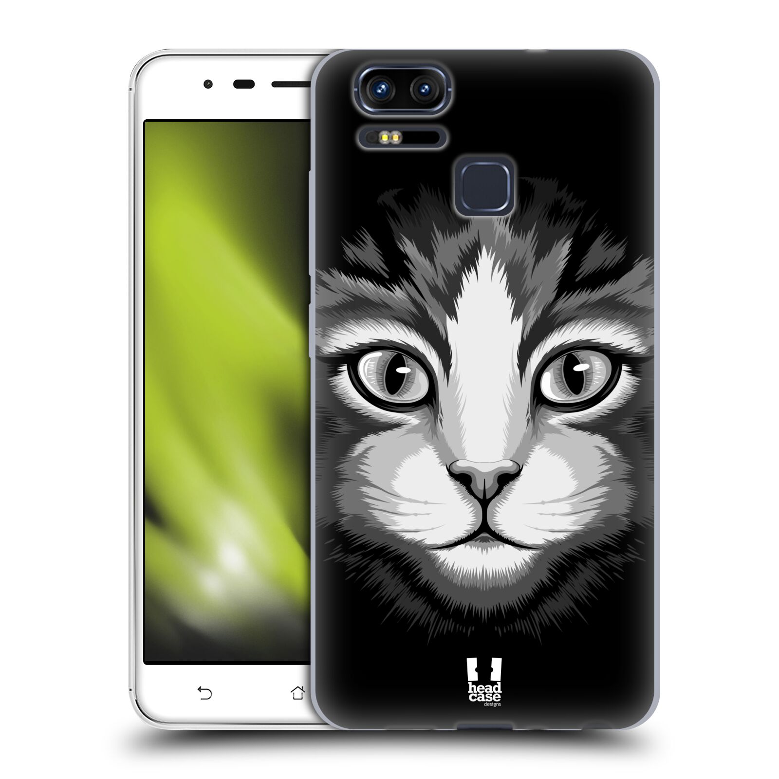 HEAD CASE BIG FACE ILLUSTRATED 2 GEL CASE & WALLPAPER FOR ASUS ZENFONE PHONES - 第 9/9 張圖片