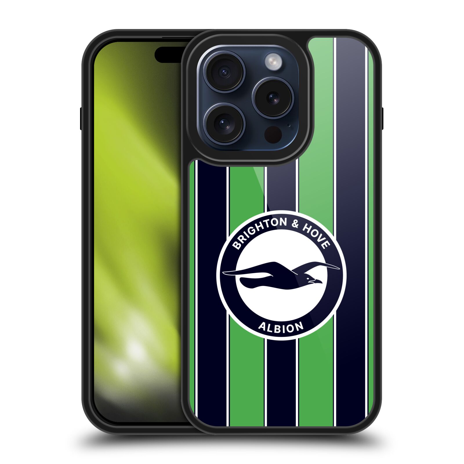 KIT DE INSIGNIAS BRIGHTON & HOVE ALBION F.C 2024/25 ESTUCHE BLINDADO GEL APPLE TELÉFONOS iPHONE - Imagen 10 de 10