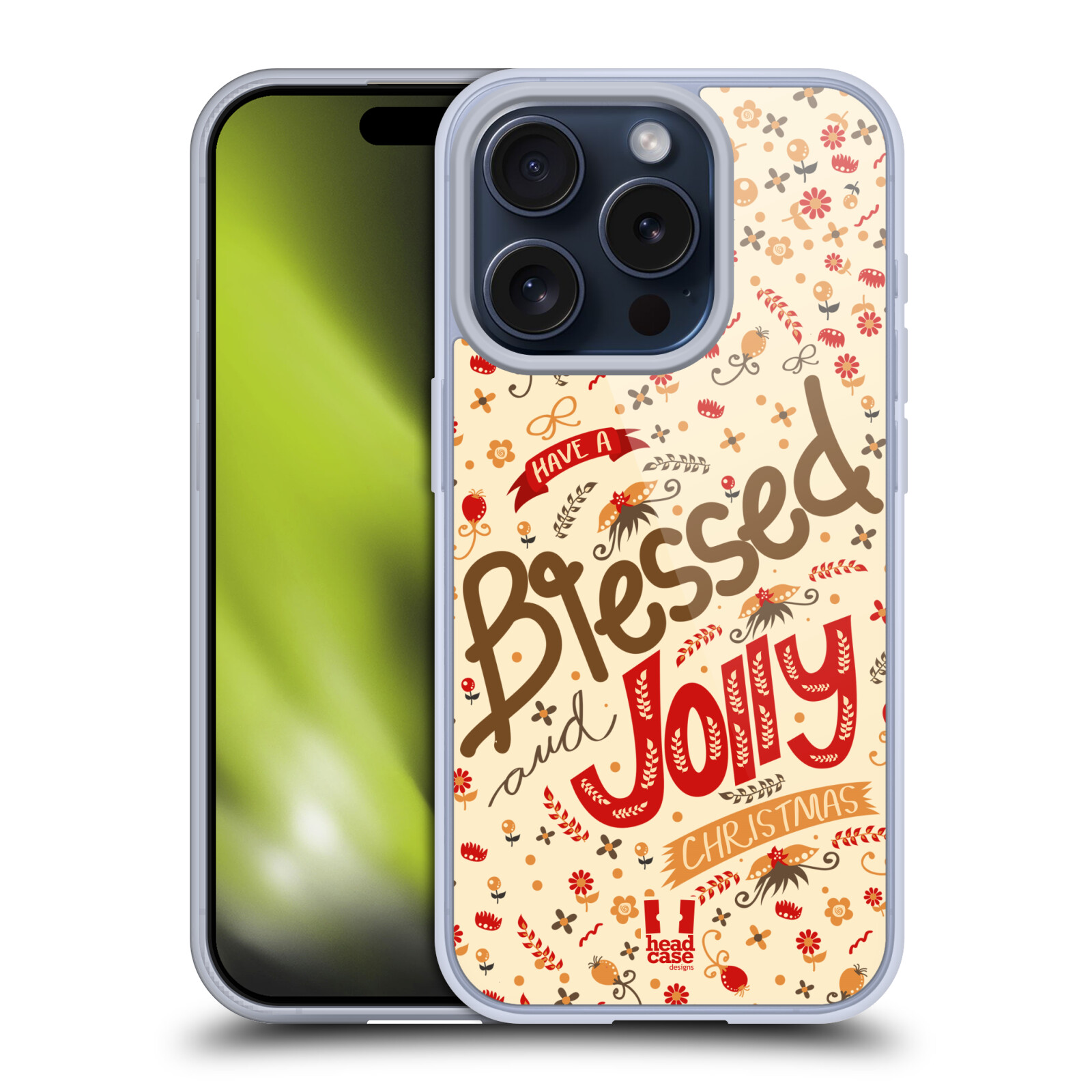 HEAD CASE DESIGNS BLESSED CHRISTMAS SOFT GEL CASE FOR APPLE iPHONE PHONES