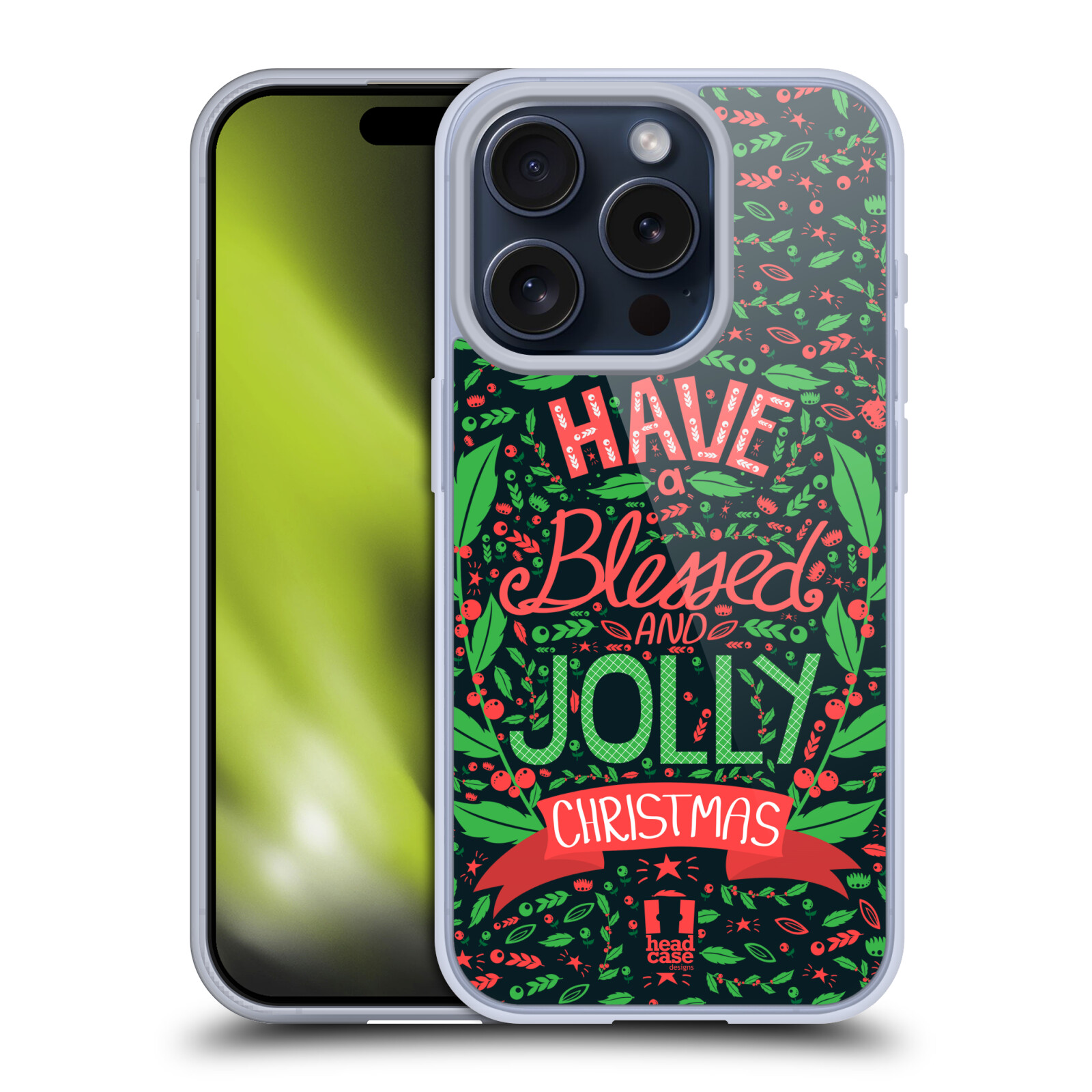 HEAD CASE DESIGNS BLESSED CHRISTMAS SOFT GEL CASE FOR APPLE iPHONE PHONES