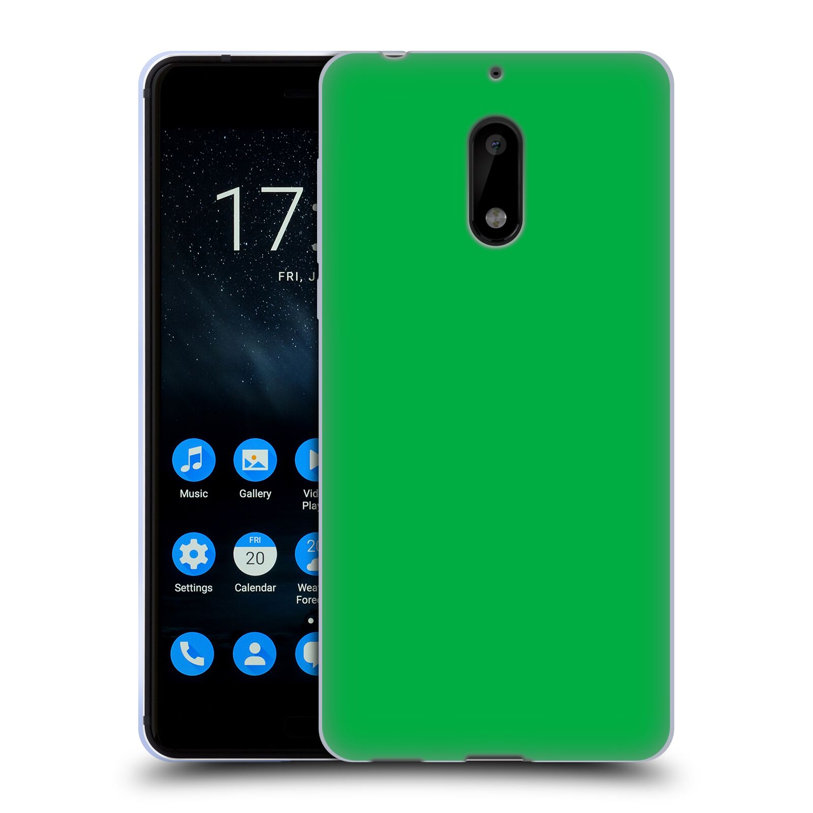 FUNDA GEL SUAVE HEAD CASE DESIGNS COLORES BLOQUES PARA TELÉFONOS NOKIA 1 - Imagen 10 de 17