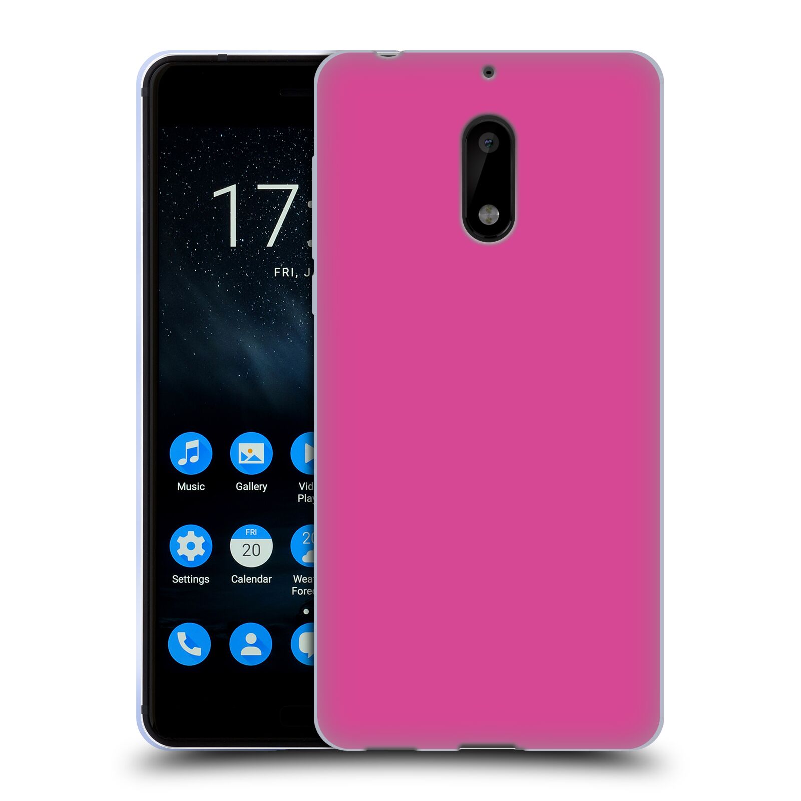 FUNDA GEL SUAVE HEAD CASE DESIGNS COLORES BLOQUES PARA TELÉFONOS NOKIA 1 - Imagen 13 de 17