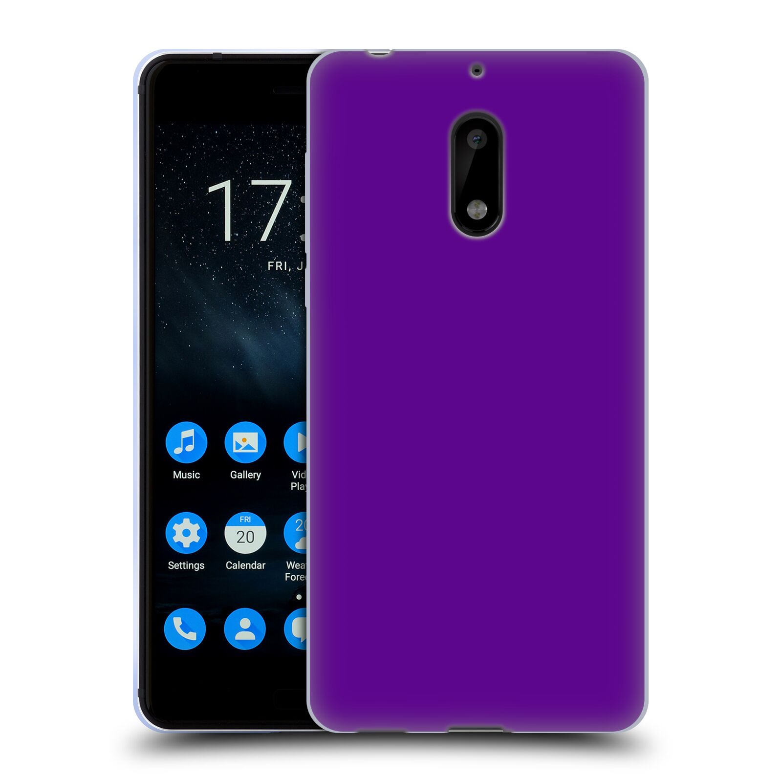 FUNDA GEL SUAVE HEAD CASE DESIGNS COLORES BLOQUES PARA TELÉFONOS NOKIA 1 - Imagen 14 de 17