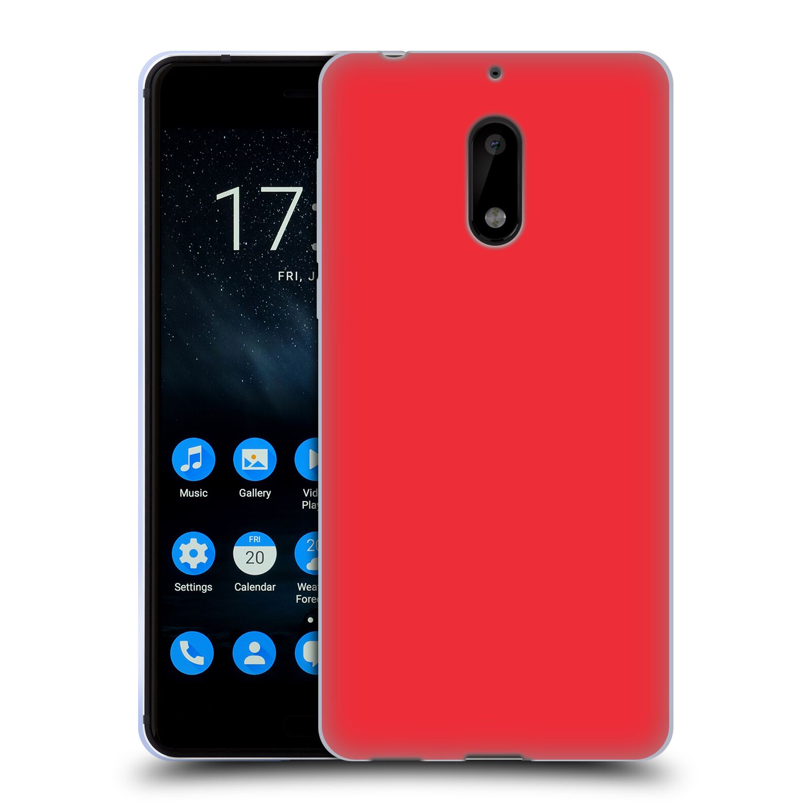FUNDA GEL SUAVE HEAD CASE DESIGNS COLORES BLOQUES PARA TELÉFONOS NOKIA 1 - Imagen 15 de 17