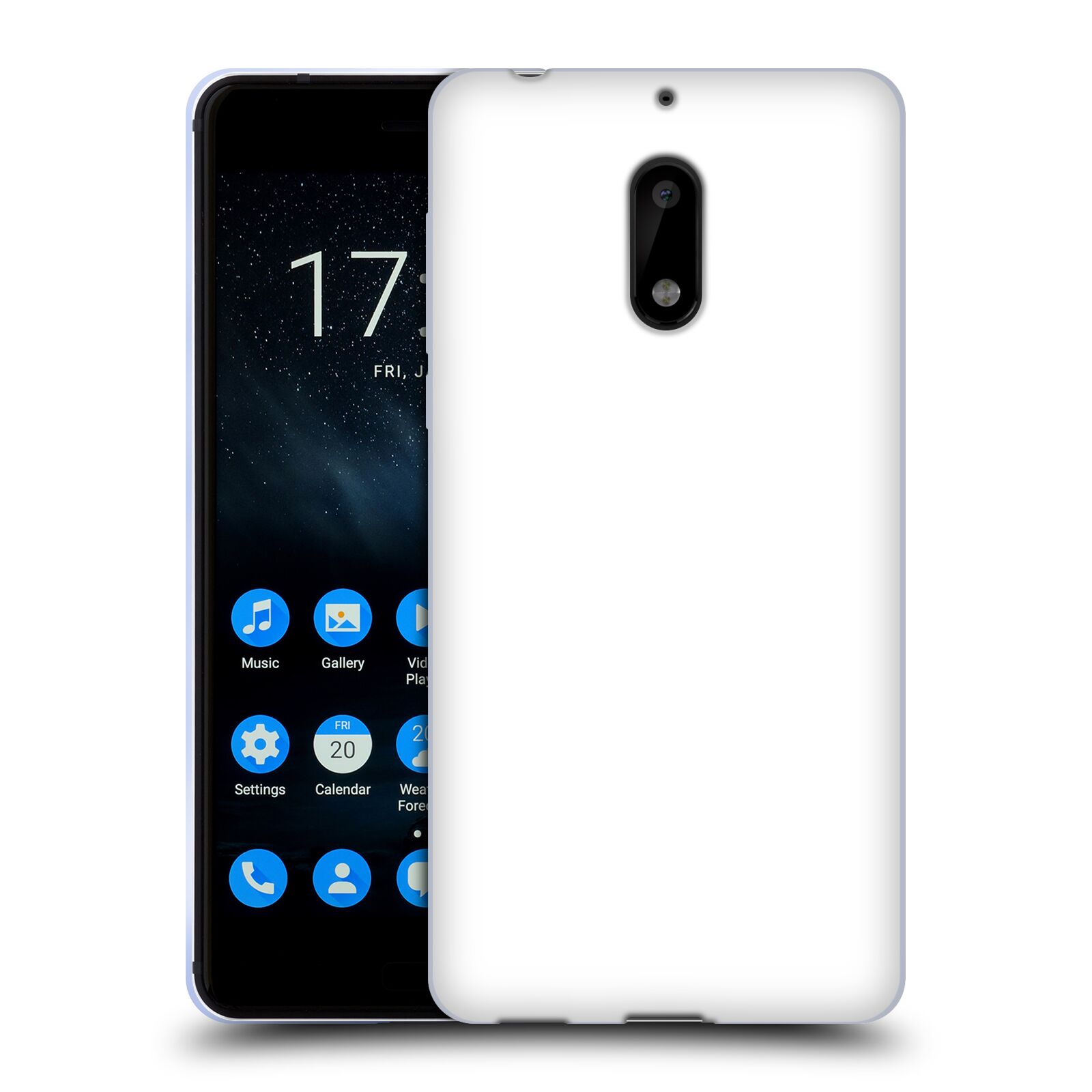 FUNDA GEL SUAVE HEAD CASE DESIGNS COLORES BLOQUES PARA TELÉFONOS NOKIA 1 - Imagen 16 de 17