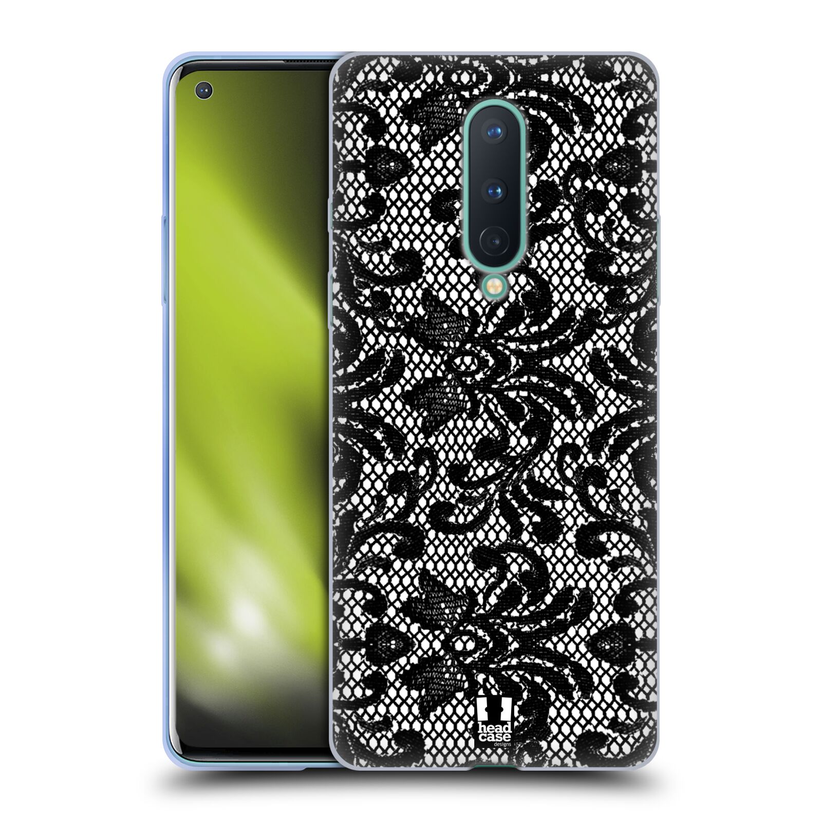 FUNDA HEAD CASE DESIGNS DE GEL SUAVE DE PUNTA NEGRA PARA TELÉFONOS MÓVILES GOOGLE ONEPLUS - Imagen 10 de 10