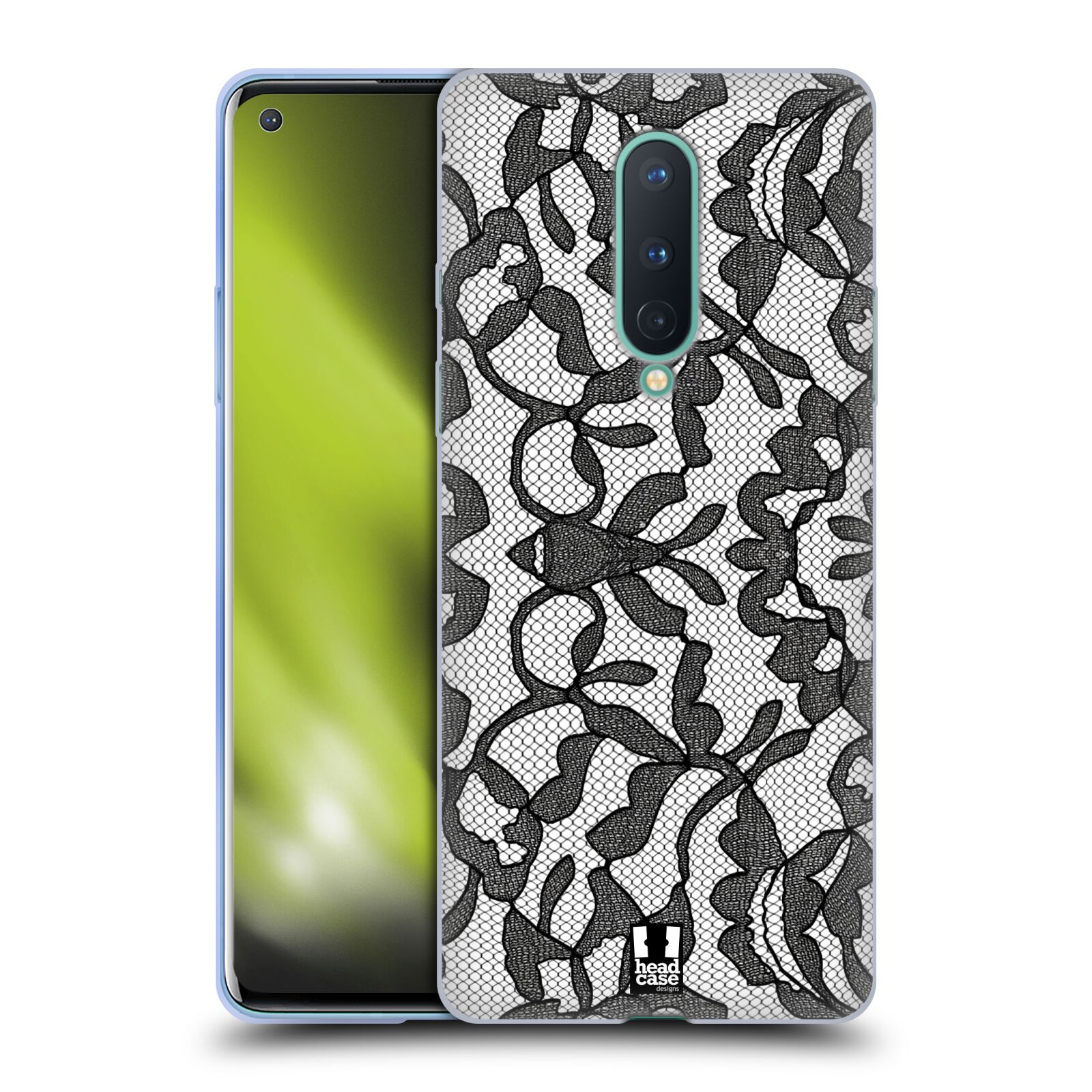 FUNDA HEAD CASE DESIGNS DE GEL SUAVE DE PUNTA NEGRA PARA TELÉFONOS MÓVILES GOOGLE ONEPLUS - Imagen 8 de 10