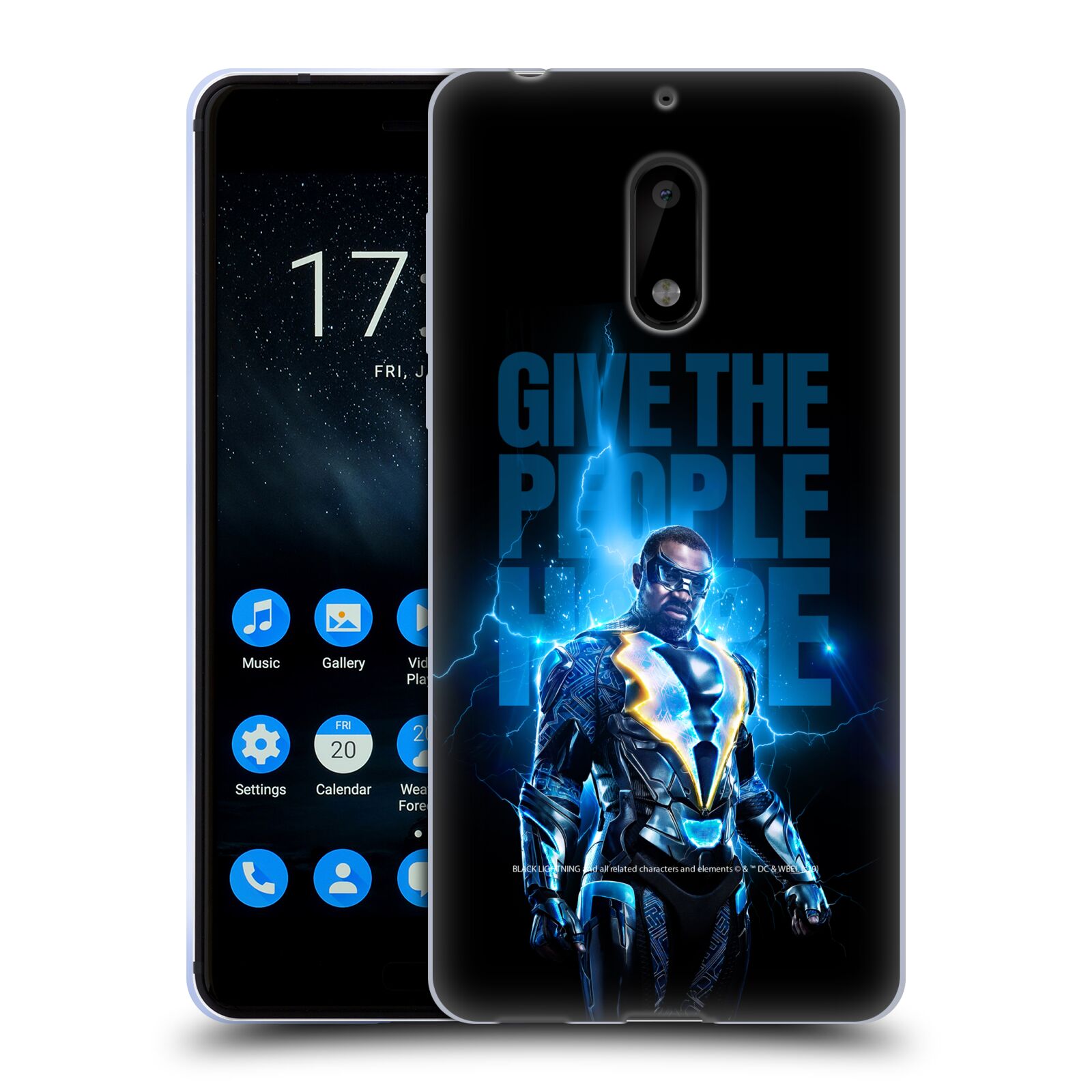 OFFICIAL BLACK LIGHTNING KEY ART GEL CASE FOR NOKIA PHONES 1 - Picture 10 of 15