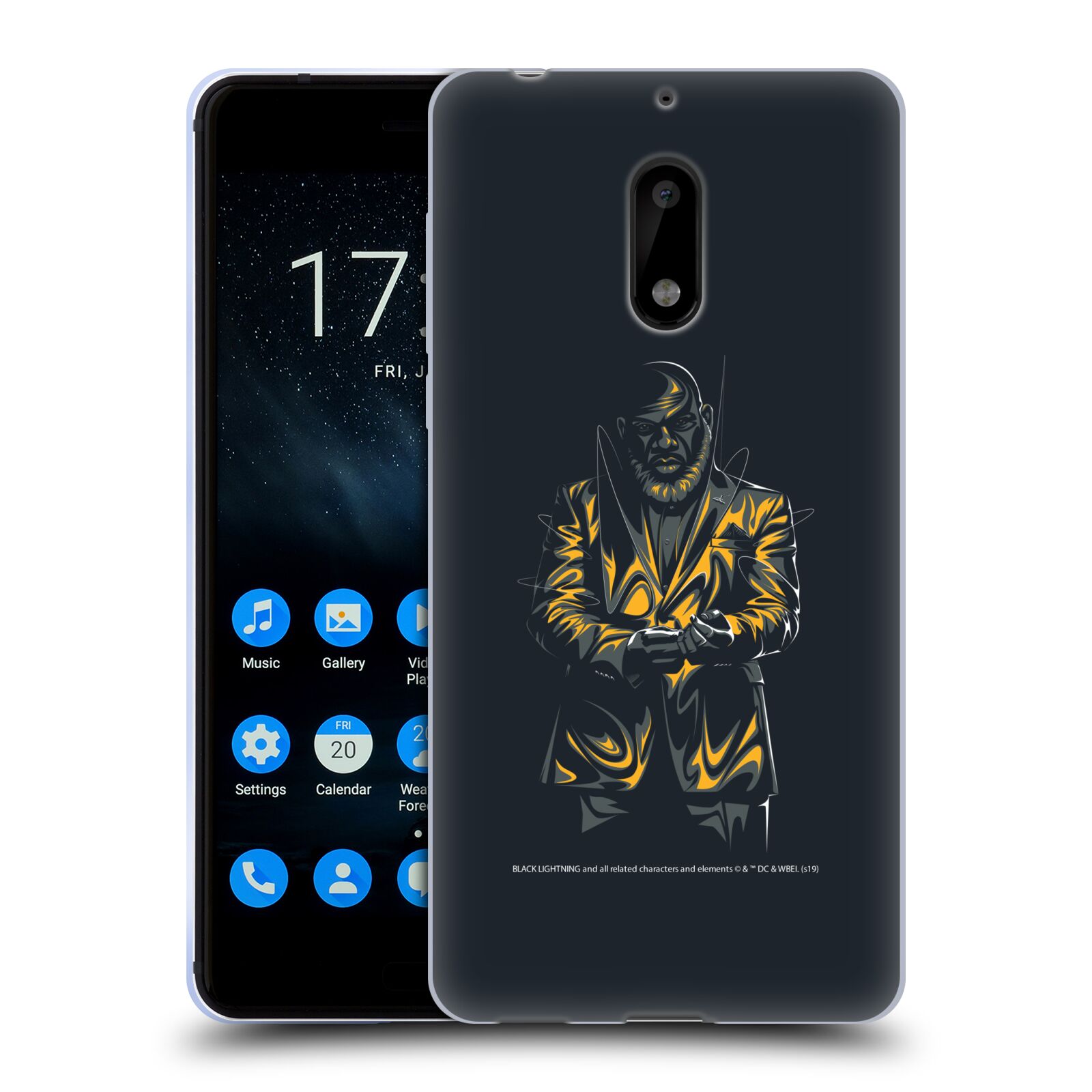 OFFICIAL BLACK LIGHTNING KEY ART GEL CASE FOR NOKIA PHONES 1 - Picture 15 of 15