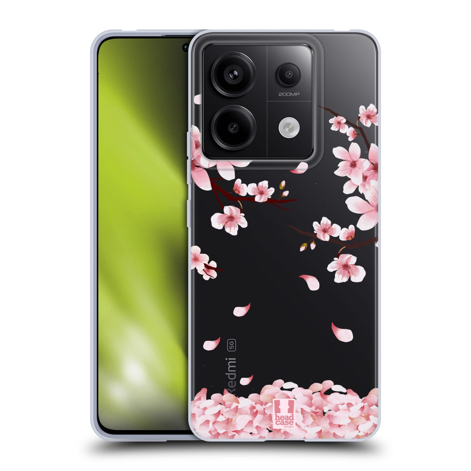 Silikonové pouzdro na mobil Xiaomi Redmi Note 13 Pro 5G / Poco X6 5G - Head Case - Květy a větvičky (Silikonový kryt, obal, pouzdro na mobilní telefon Xiaomi Redmi Note 13 Pro 5G / Poco X6 5G s motivem Květy a větvičky)