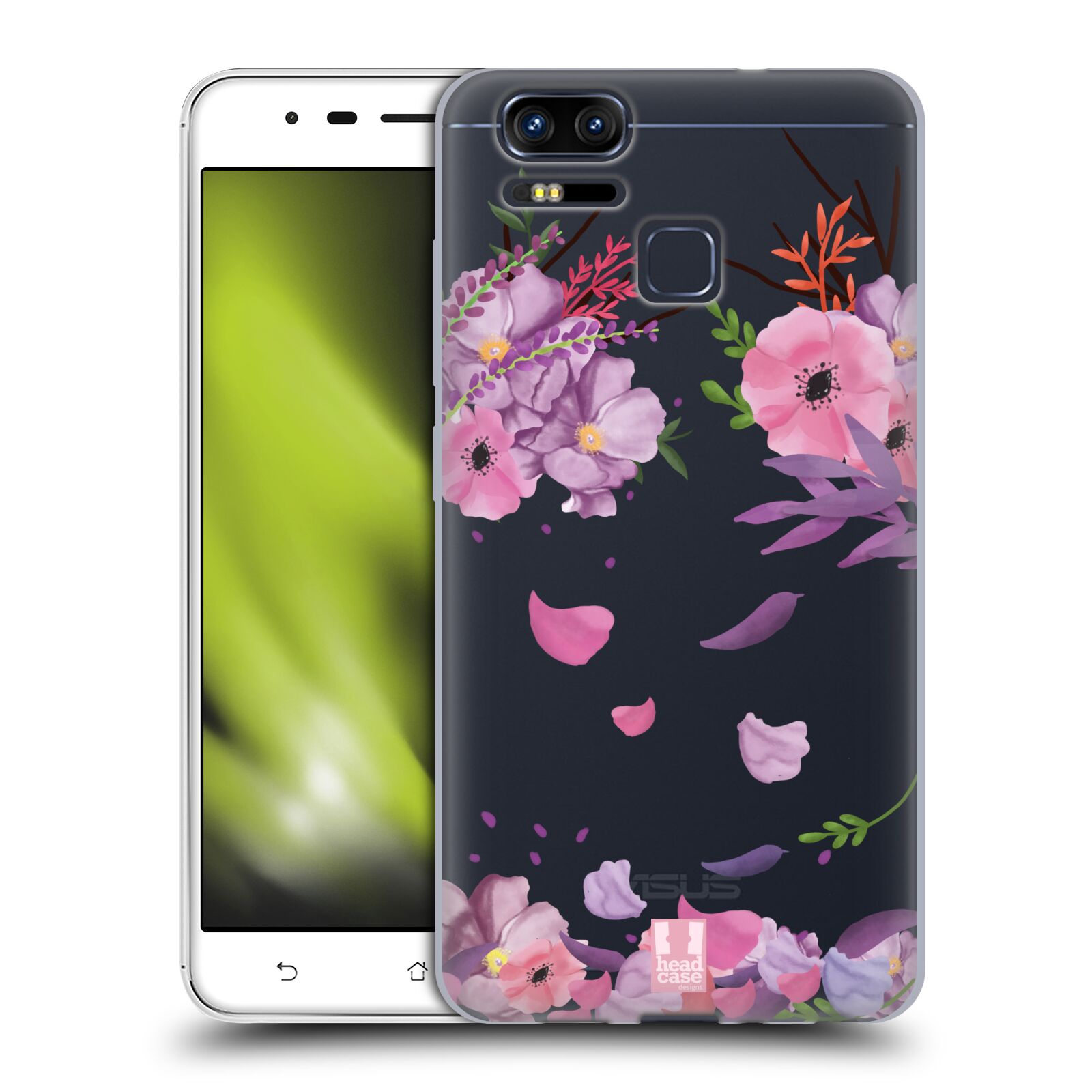 HEAD CASE BLOSSOMS AND LEAVES SOFT GEL CASE & WALLPAPER FOR ASUS ZENFONE PHONES - Picture 9 of 9