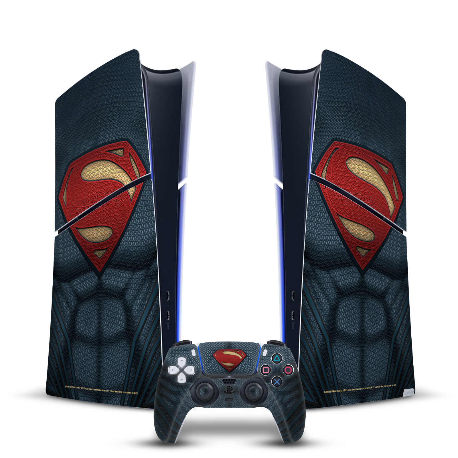 BATMAN V SUPERMAN: DAWN JUSTICE SKIN PS5 SLIM DIGITAL EDITION CONSOLE CONTROLLER