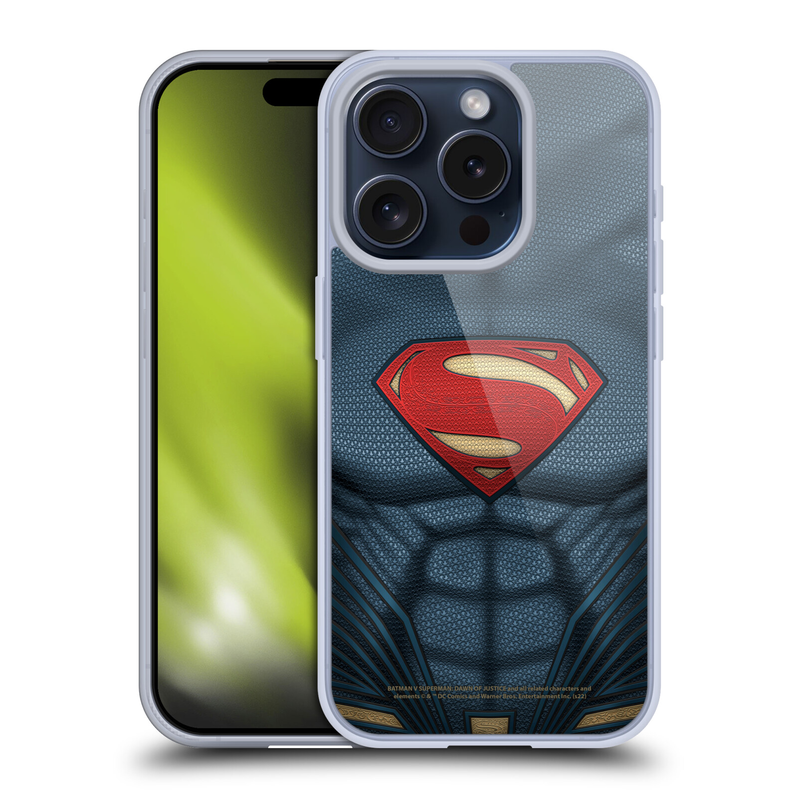 OFFICIAL BATMAN V SUPERMAN GRAPHICS SOFT GEL CASE FOR APPLE iPHONE PHONES - Picture 12 of 13