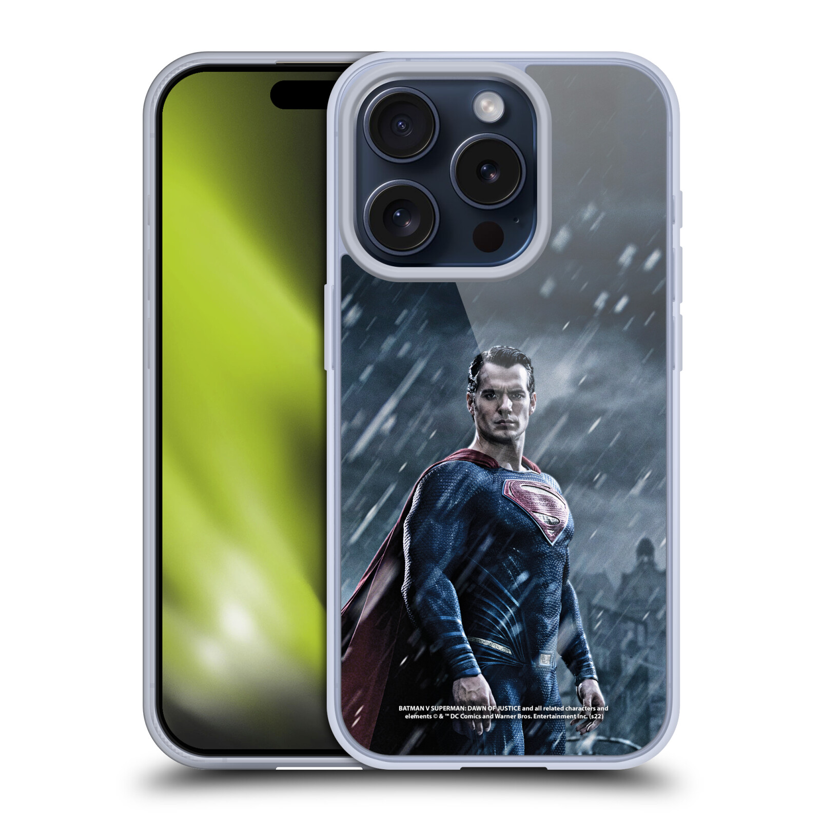 OFFICIAL BATMAN V SUPERMAN GRAPHICS SOFT GEL CASE FOR APPLE iPHONE PHONES - Picture 11 of 13