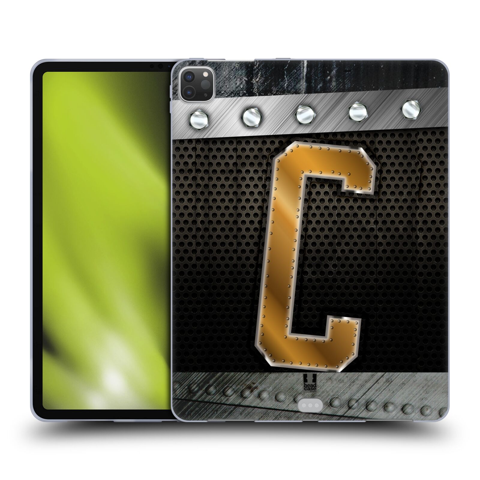 FUNDA HEAD CASE DESIGNS CON INICIALES ATORNILLADAS GEL SUAVE PARA SAMSUNG KINDLE APPLE - Imagen 8 de 12