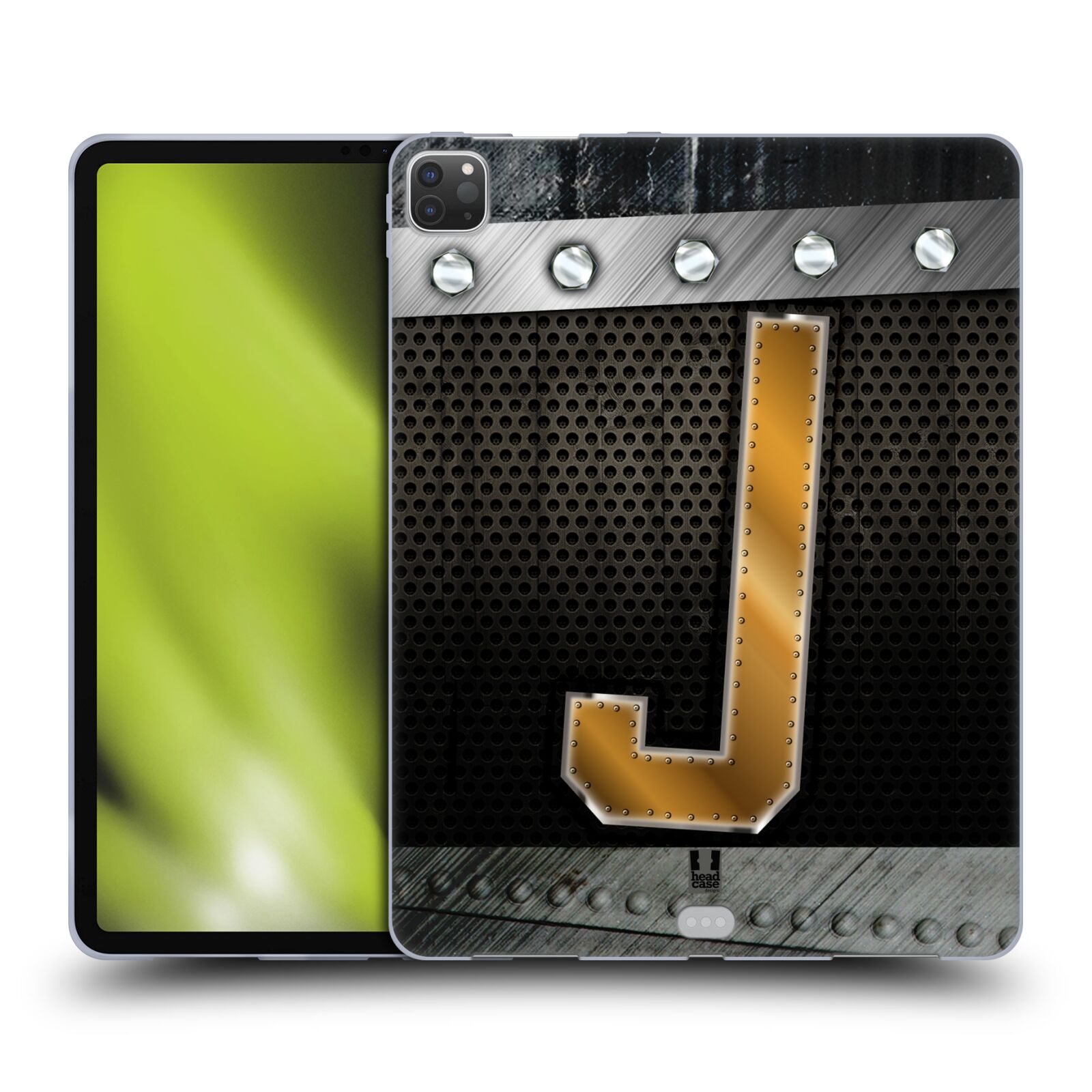 FUNDA HEAD CASE DESIGNS CON INICIALES ATORNILLADAS GEL SUAVE PARA SAMSUNG KINDLE APPLE - Imagen 10 de 12