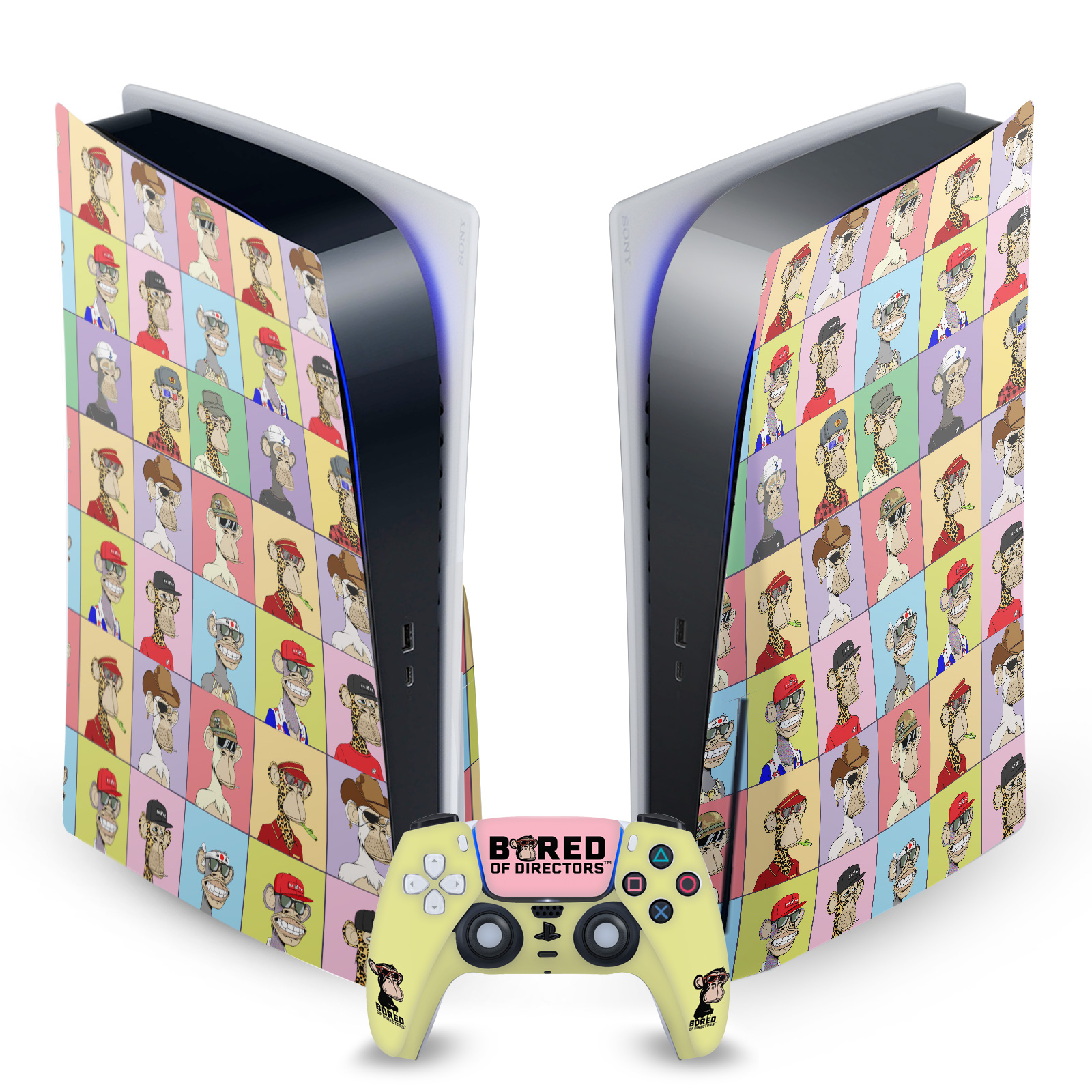 OFFICIAL BORED OF DIRECTORS ART VINYL SKIN FOR SONY PS5 DISC EDITION BUNDLE