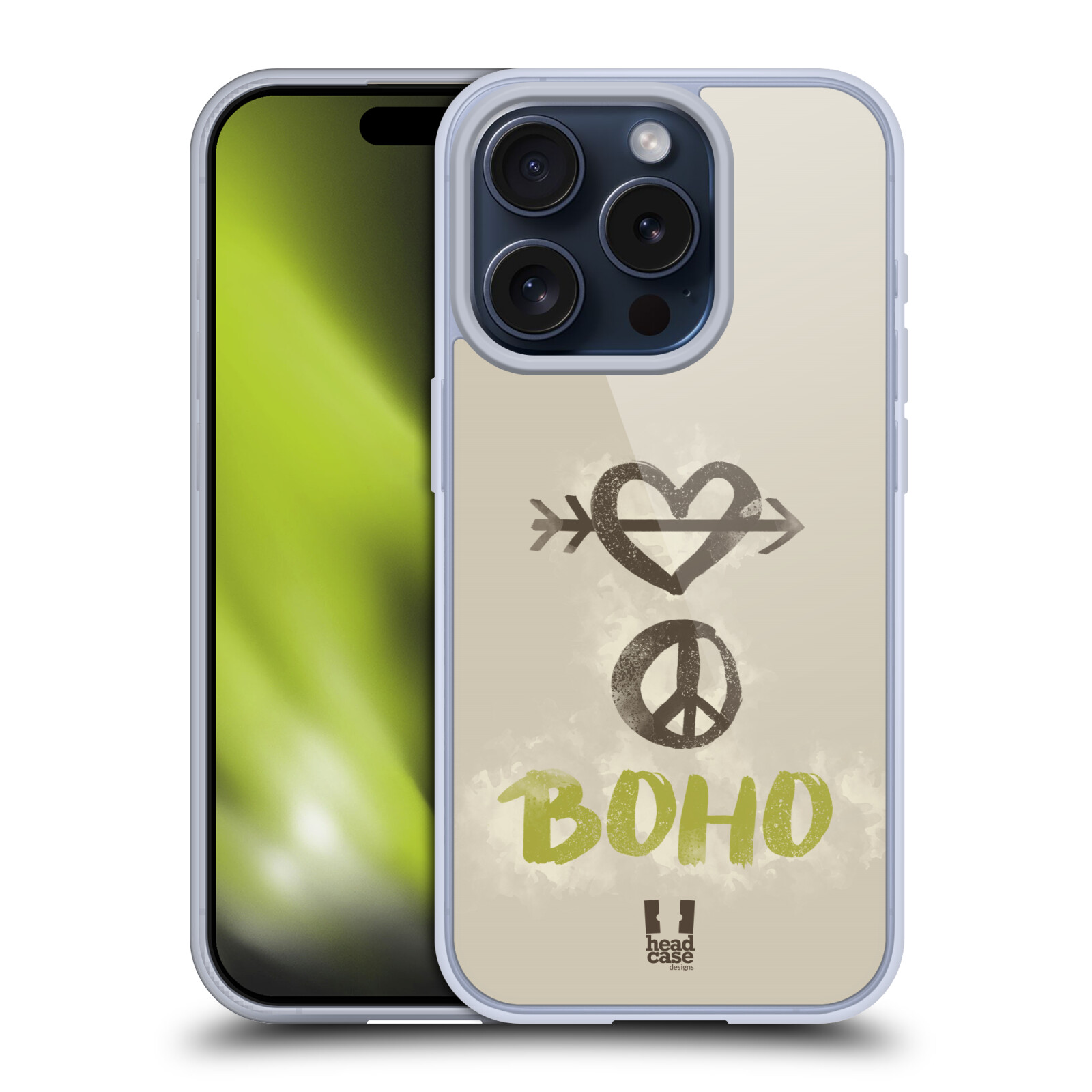 FUNDA HEAD CASE DESIGNS CON DIBUJO DE GEL SUAVE SOUL BOHEMIO PARA TELÉFONOS iPHONE DE APPLE - Imagen 10 de 12