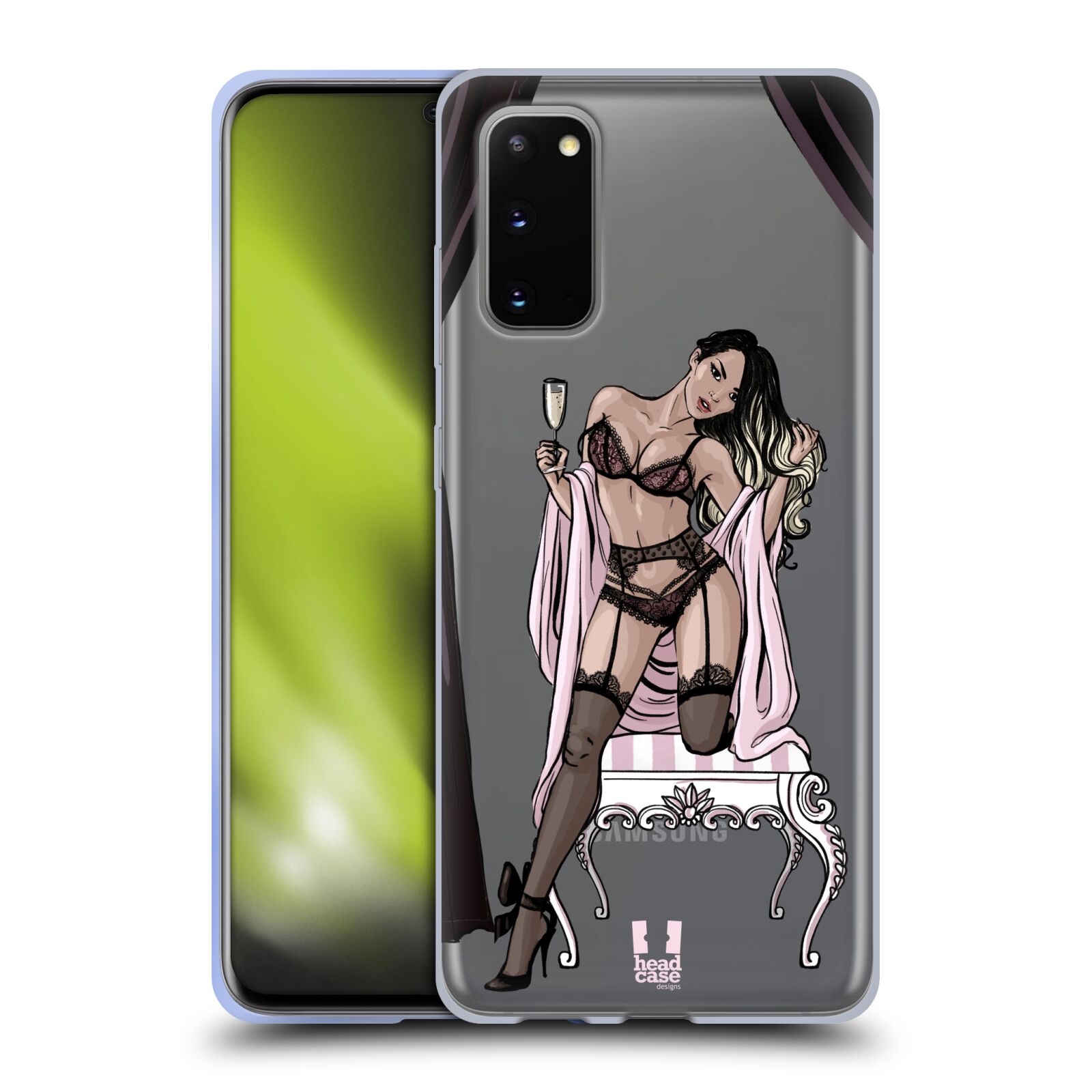 HEAD CASE DESIGNS BOUDOIR LINGERIE SOFT GEL CASE FOR SAMSUNG PHONES 1